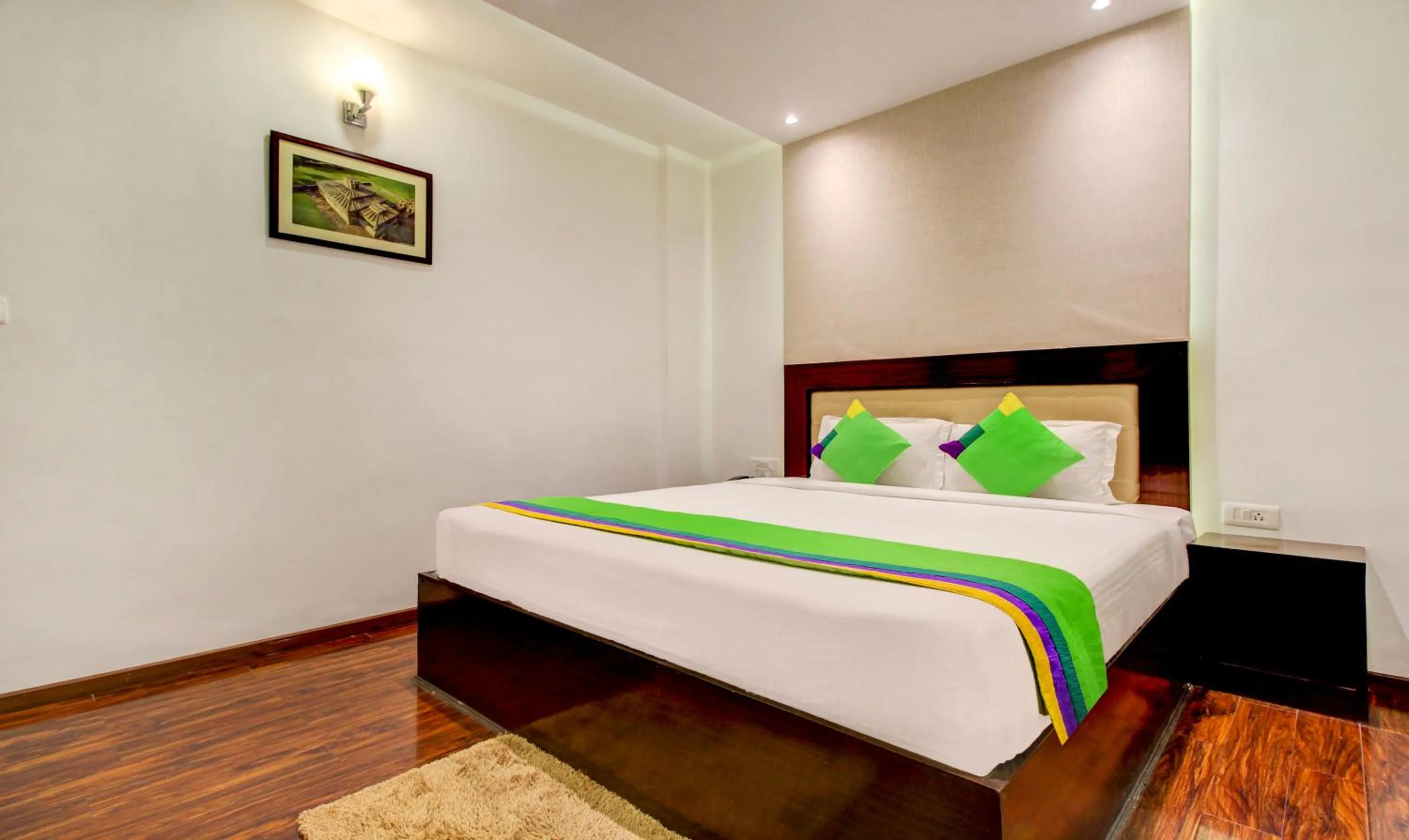 Bedroom, Bed in Treebo The Sai Leela Suites