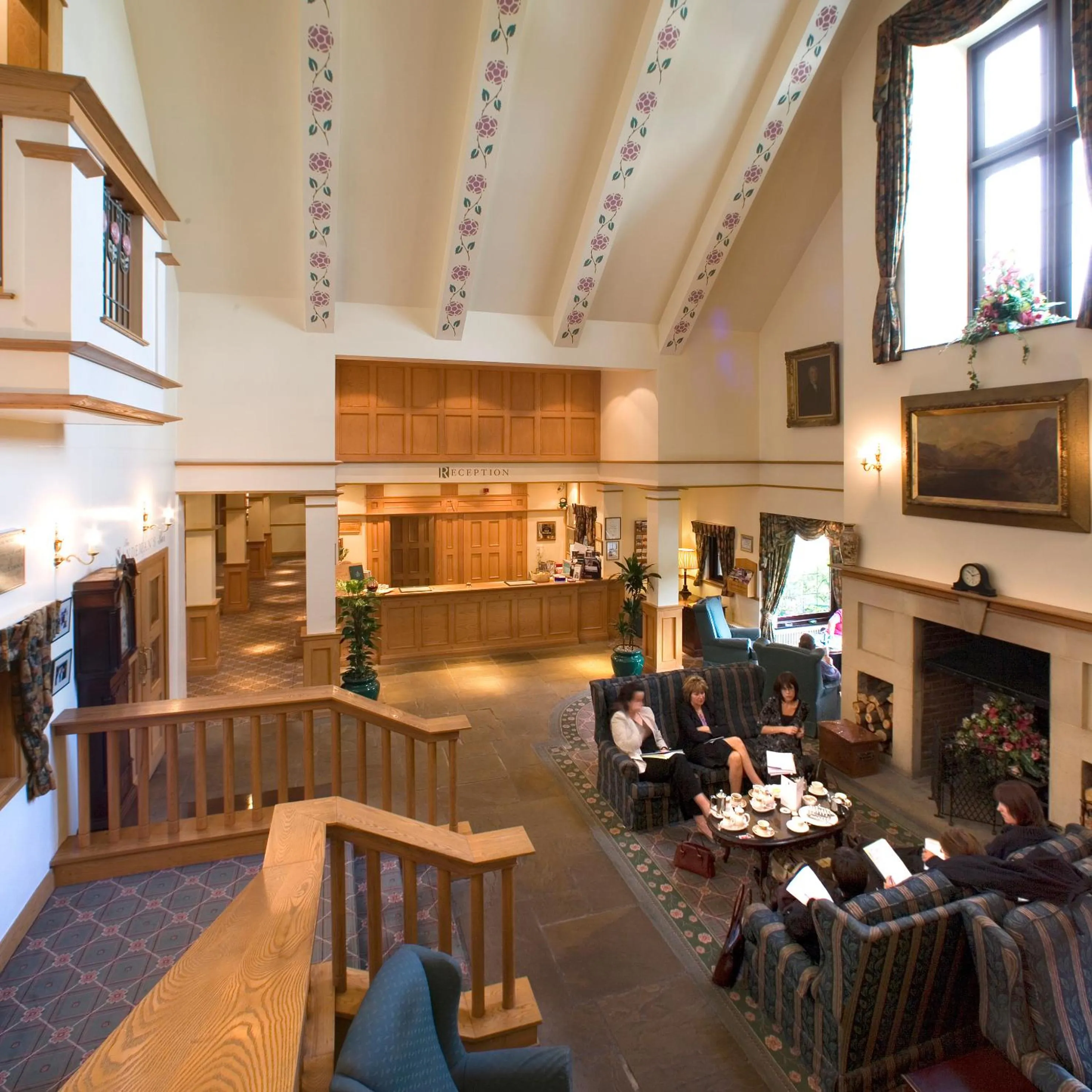 Lobby or reception in Lancaster House Hotel