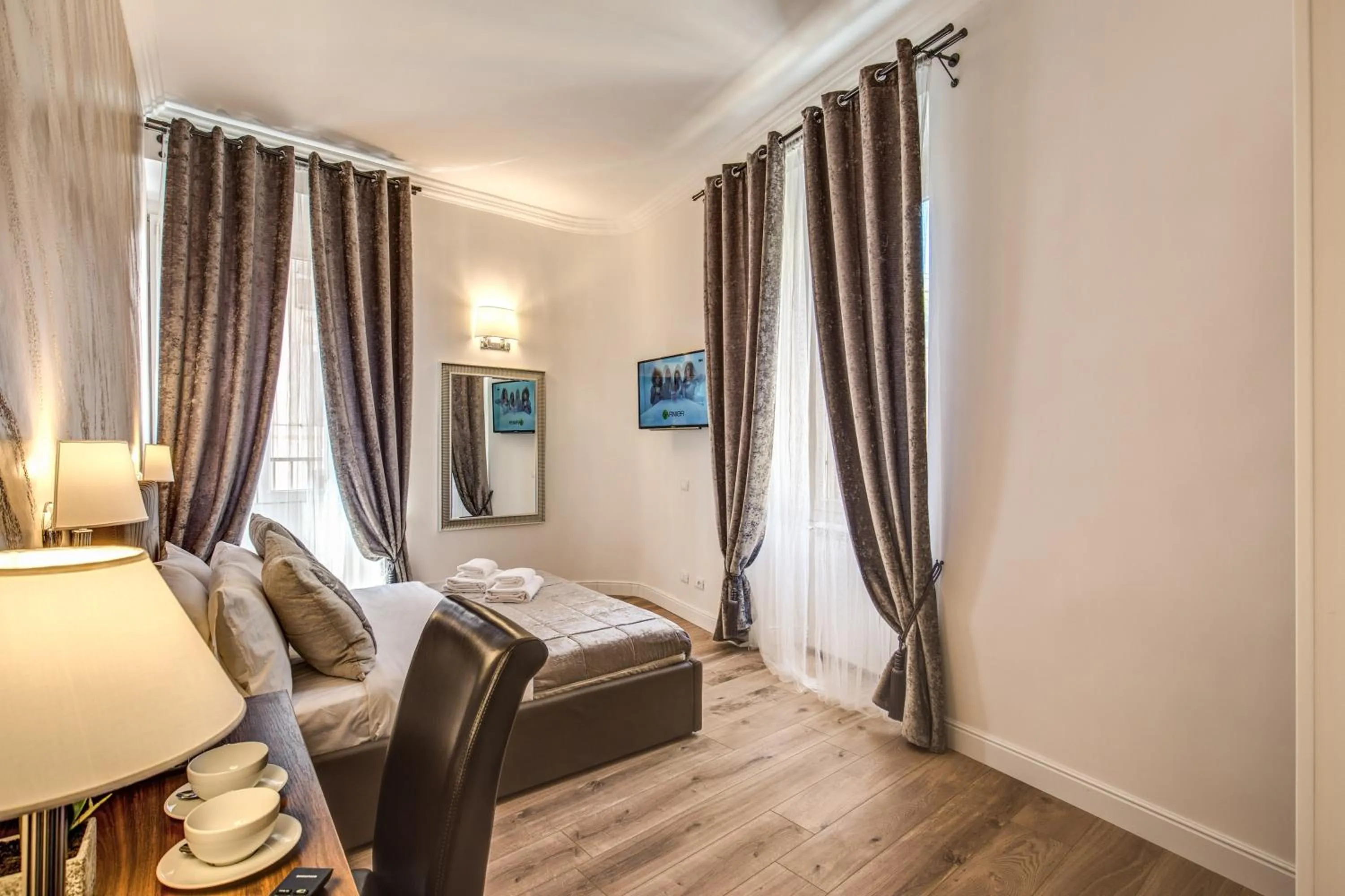 Bed in River Luxury Suites