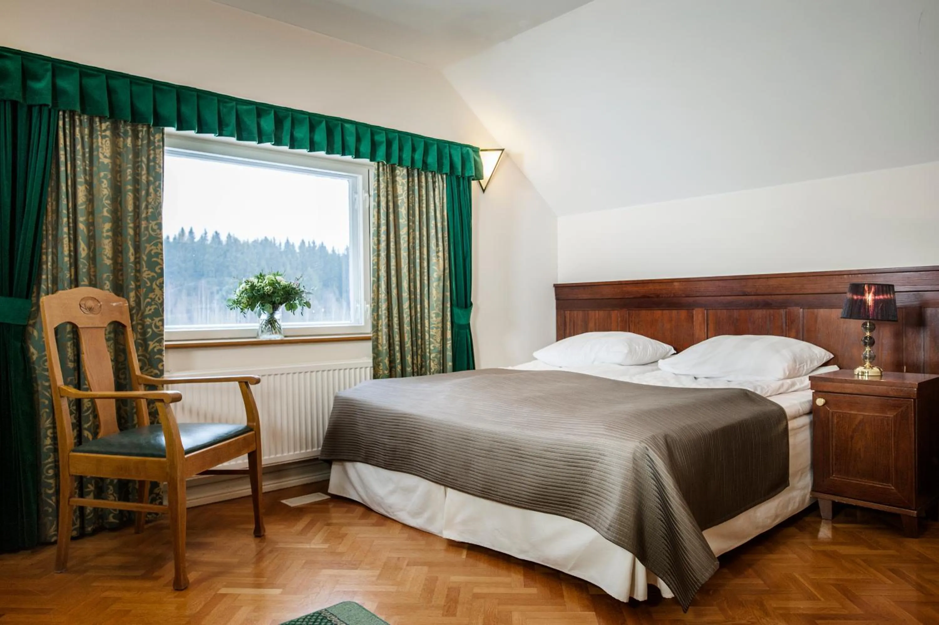 Bed in Hotel Vanajanlinna