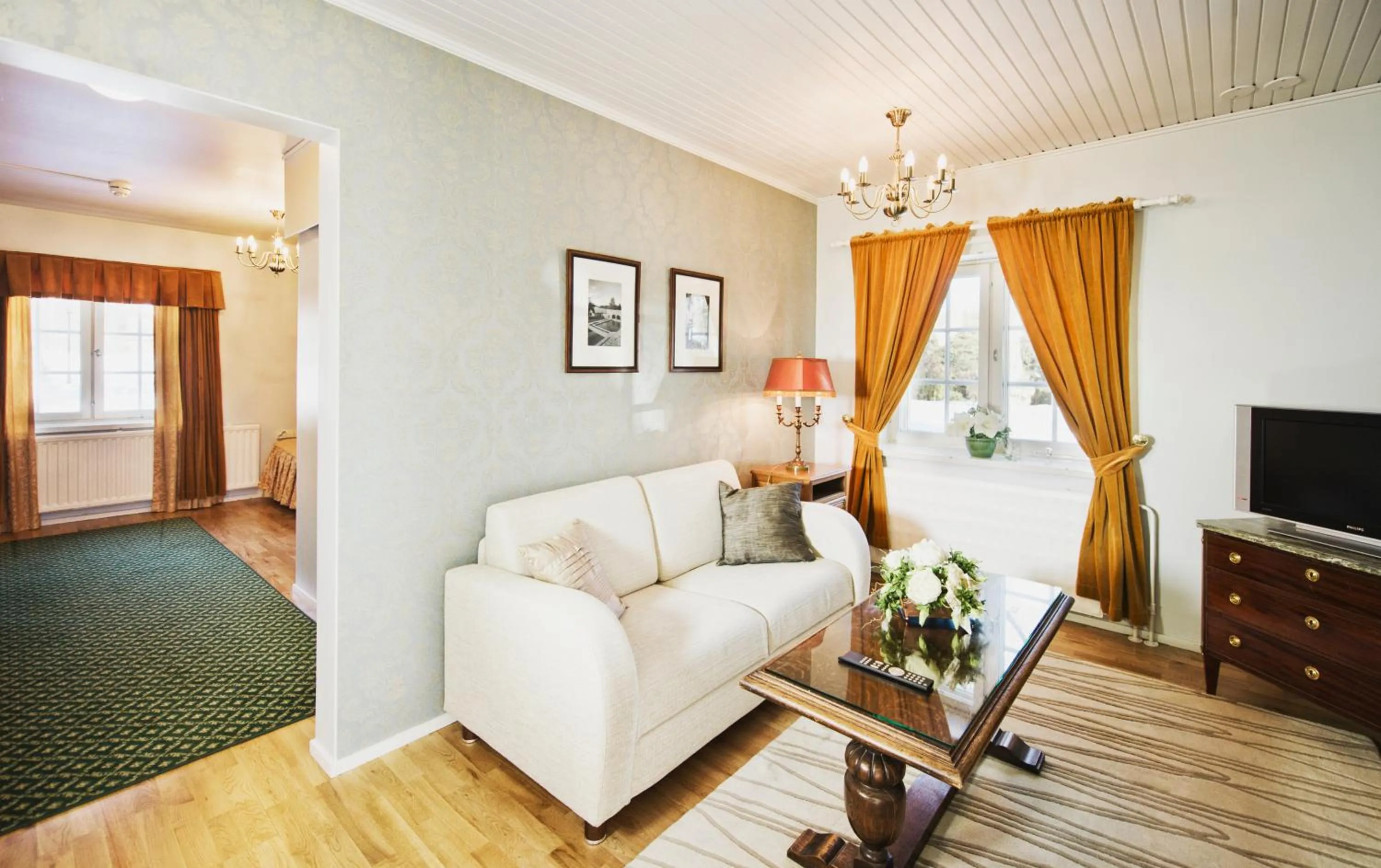 Decorative detail in Hotel Vanajanlinna