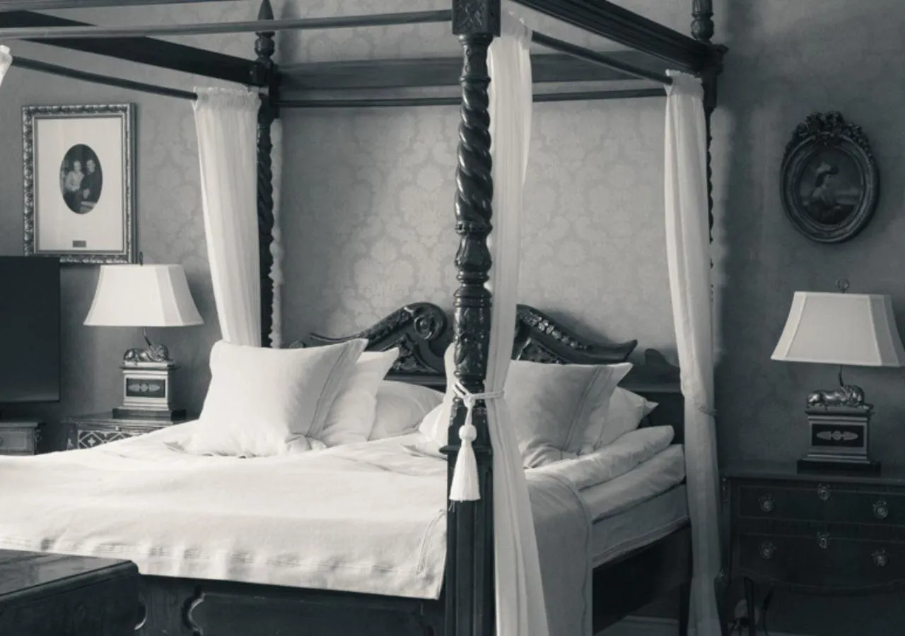 Bed in Hotel Vanajanlinna