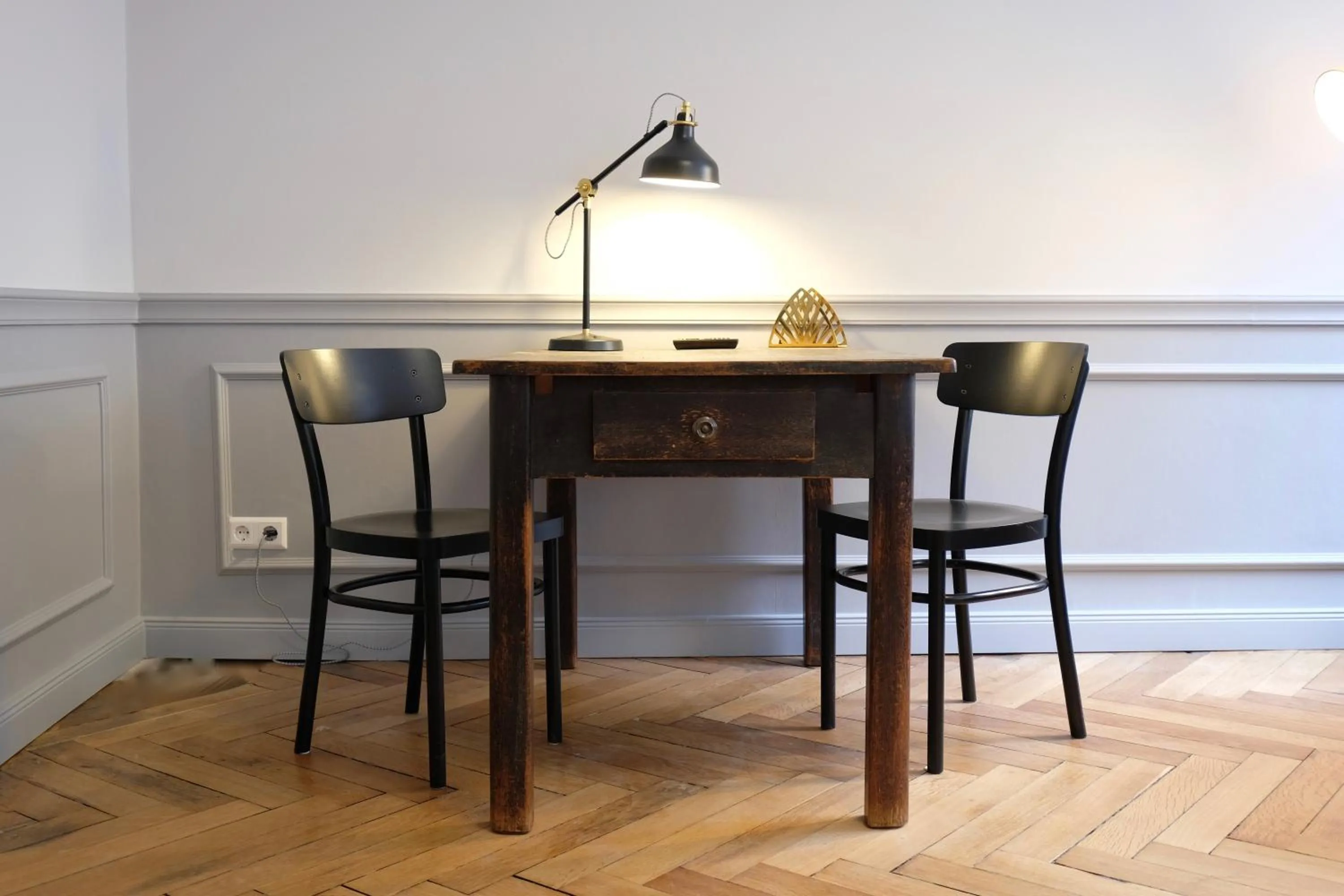 Seating area in Boutique Charme Apartments Langestr 14