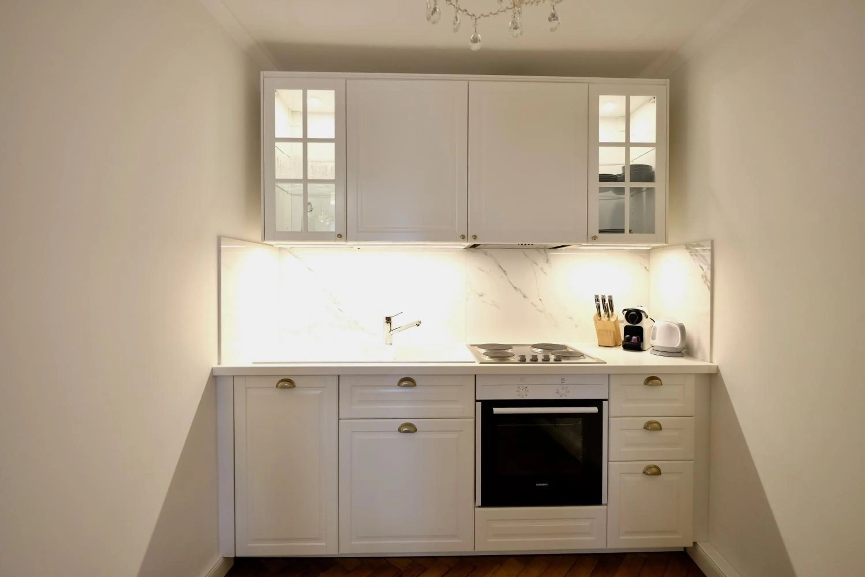 Coffee/tea facilities in Boutique Charme Apartments Langestr 14