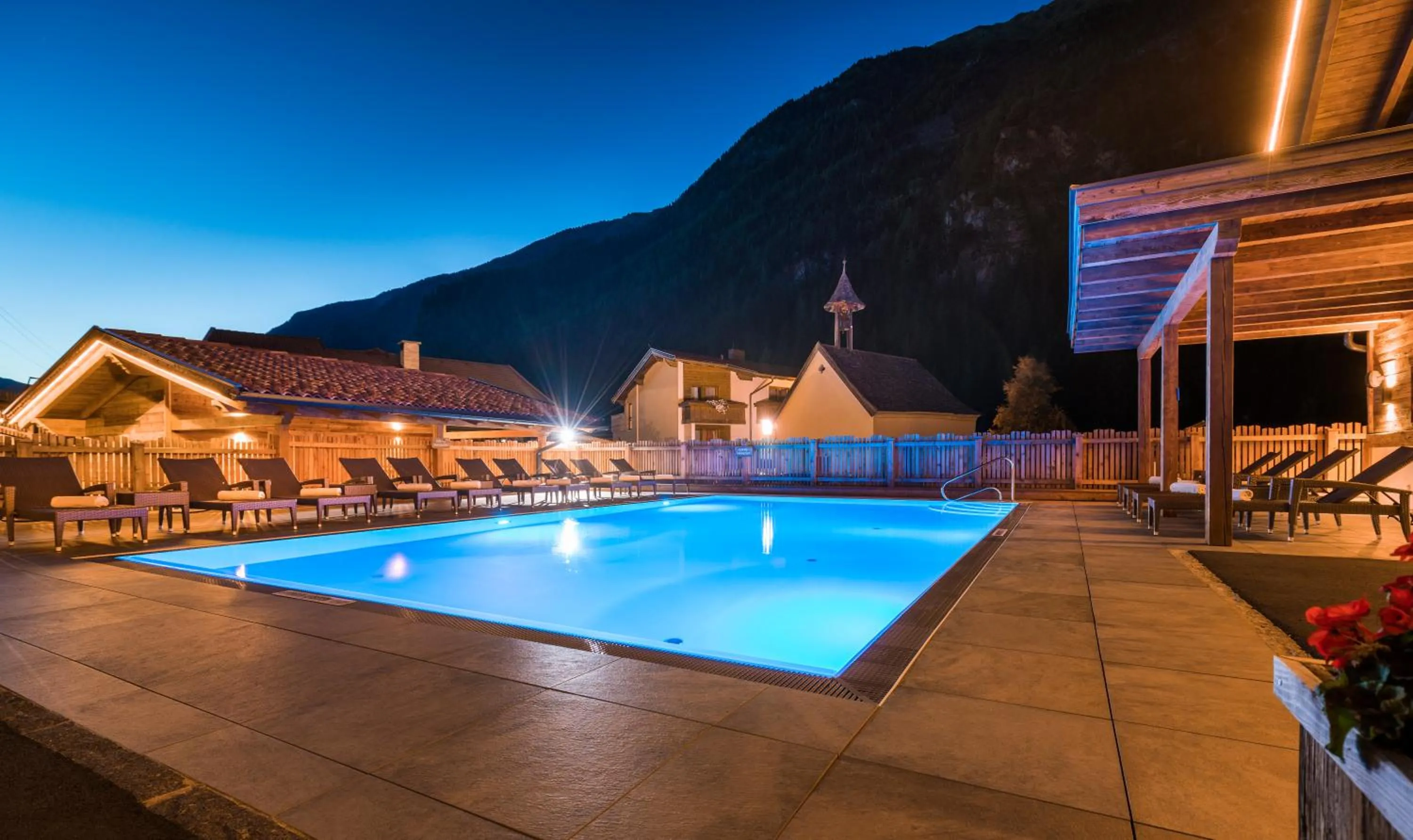 Sauna in Hotel Wiese