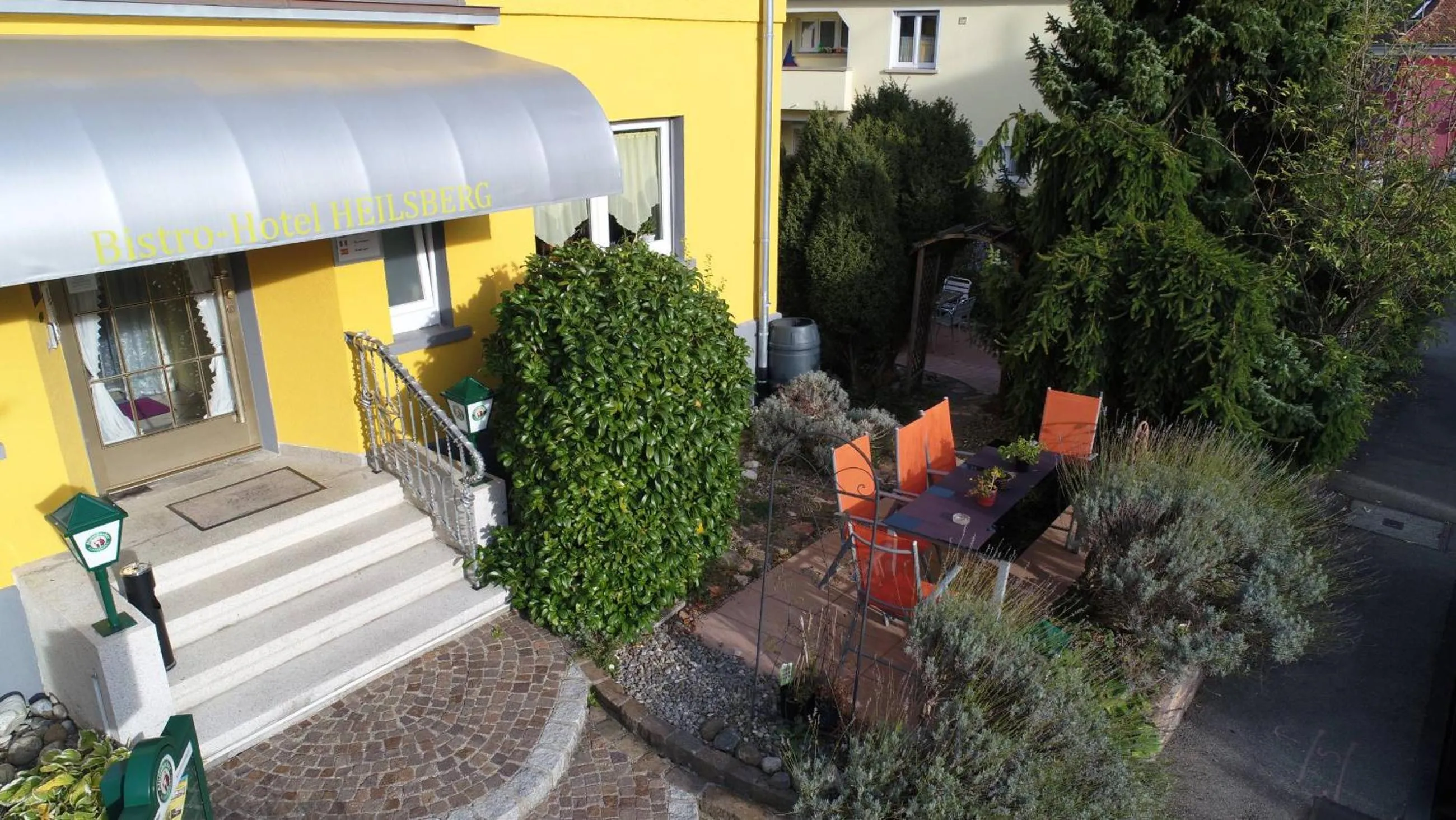 Bird's eye view in Hotel-Heilsberg