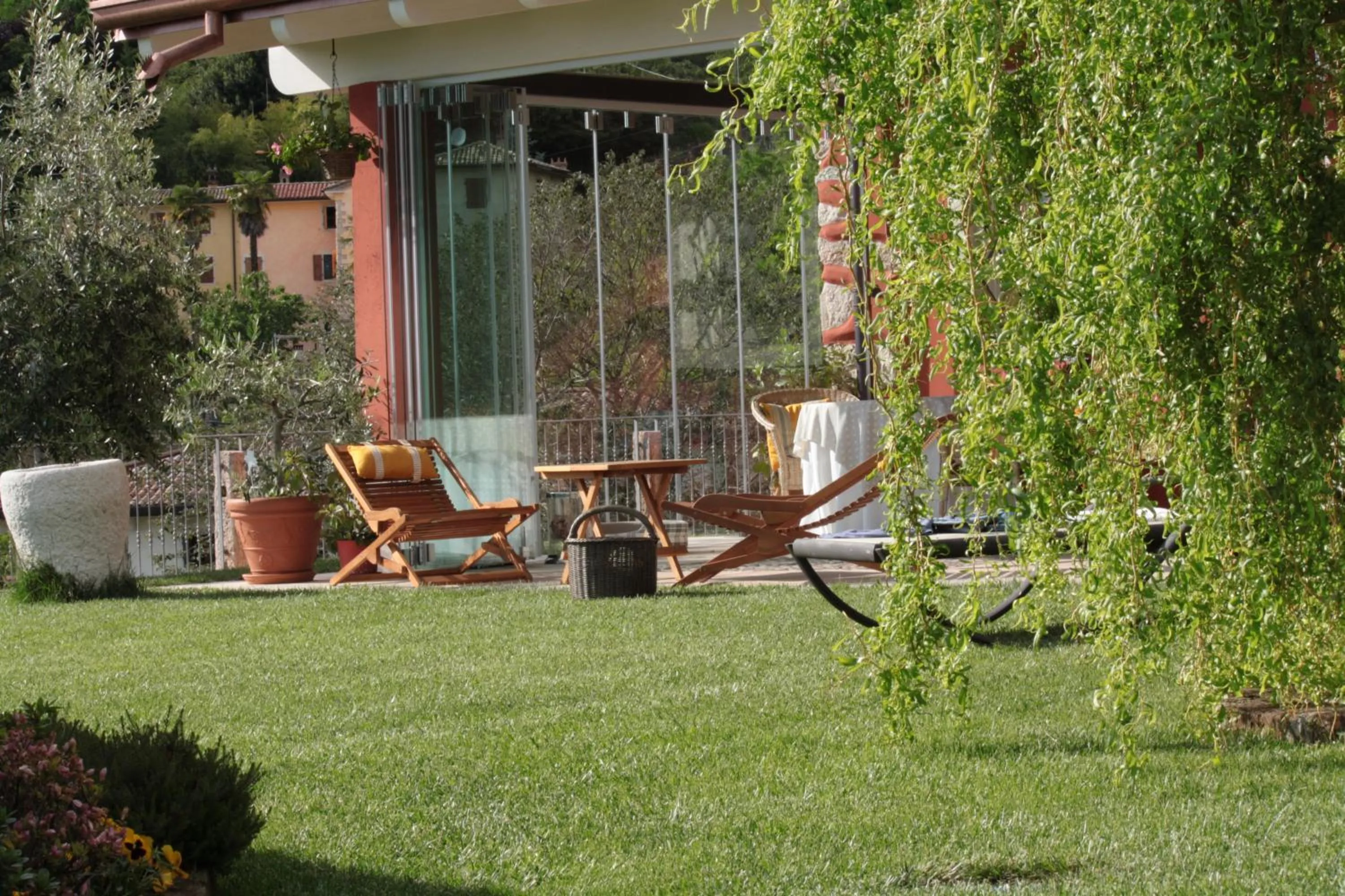 Patio in B&B POGGIO CAIAR
