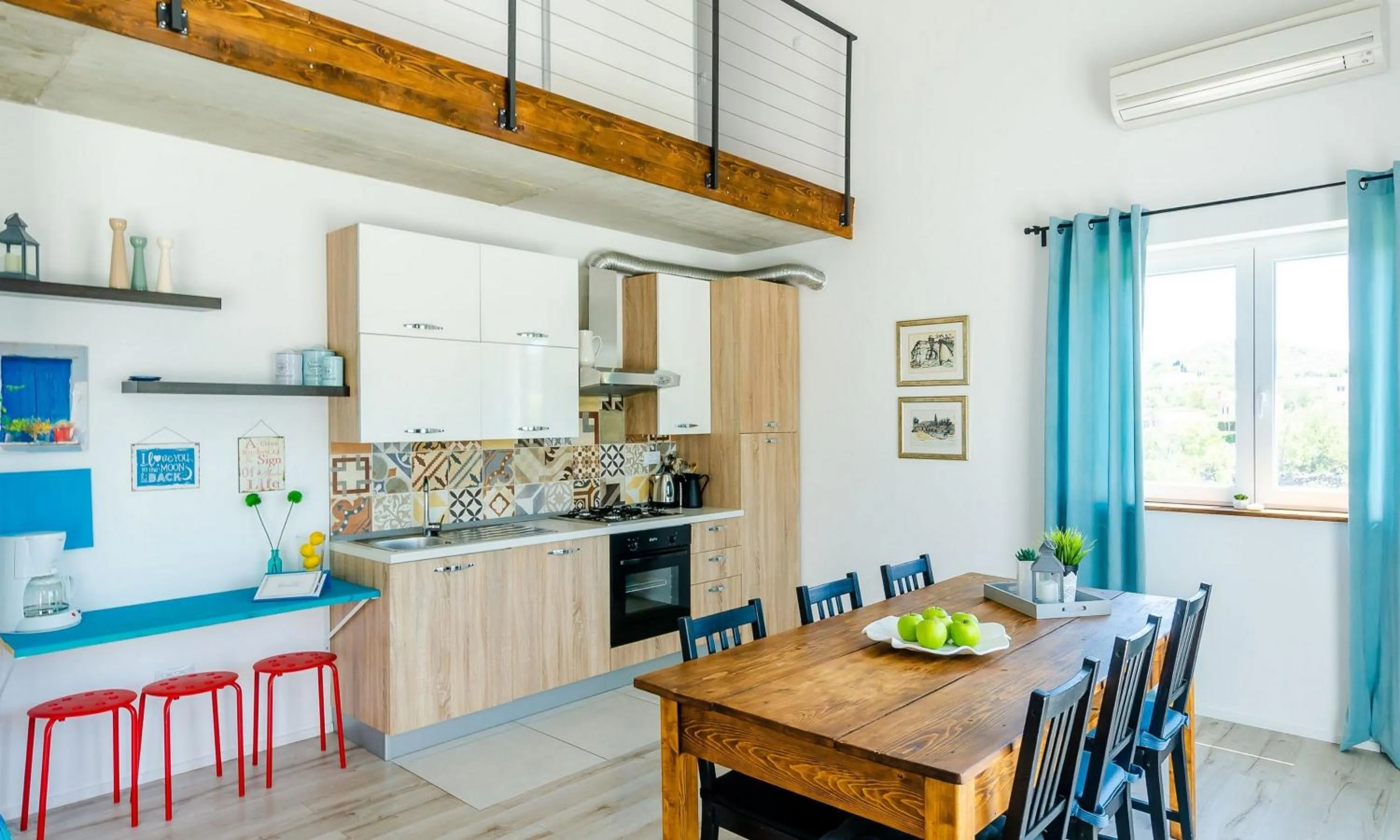 Kitchen or kitchenette in Villa Majkovica