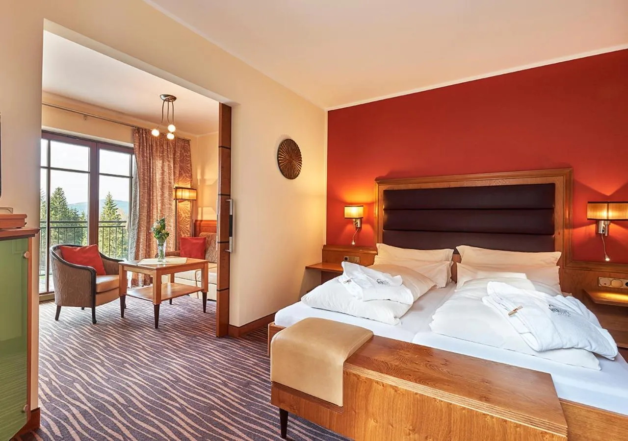 Bed in Wellnesshotel Riedlberg