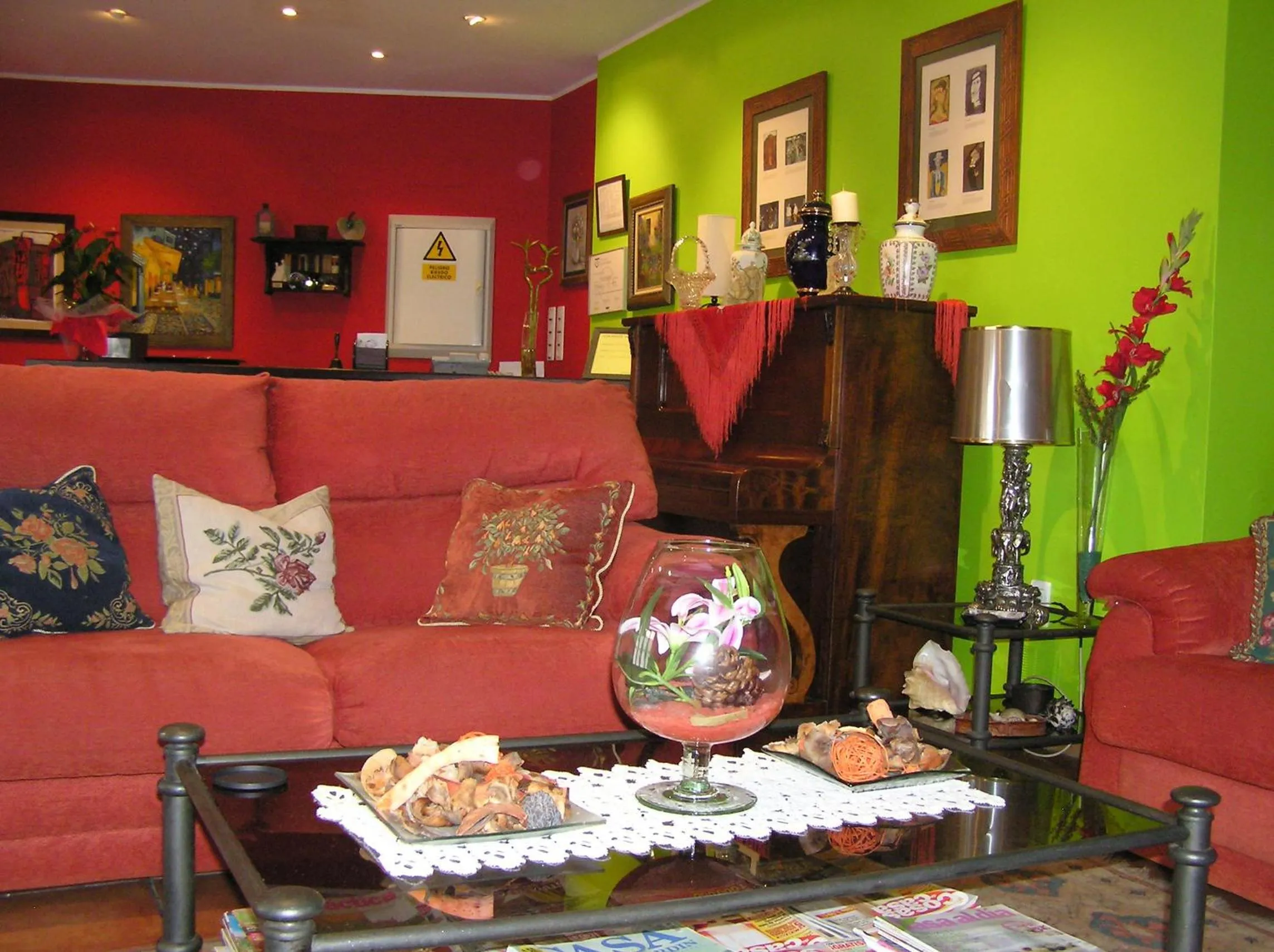 Decorative detail in Hotel Entreviñes