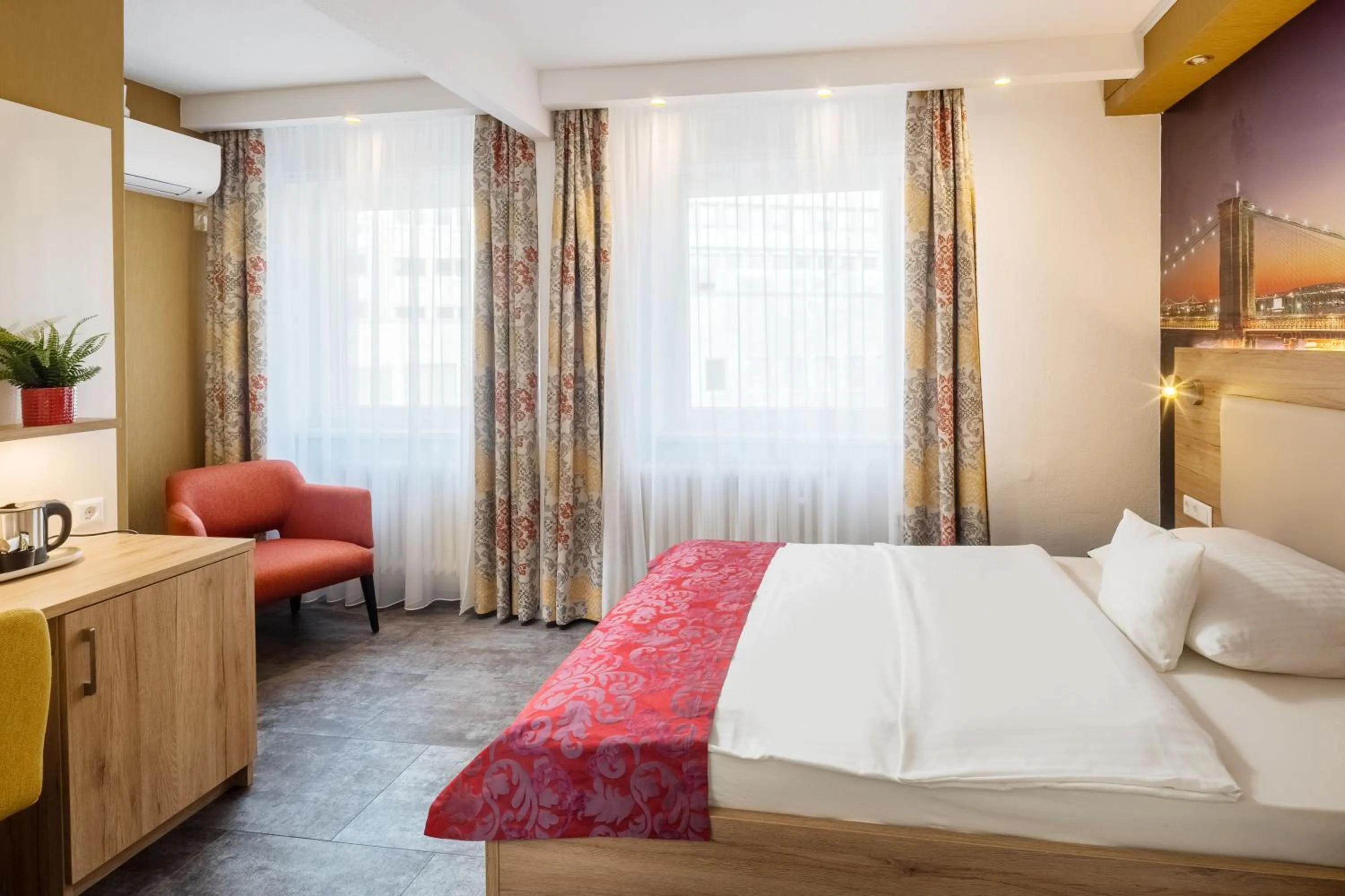 Bed in Hotel Erbprinzenhof