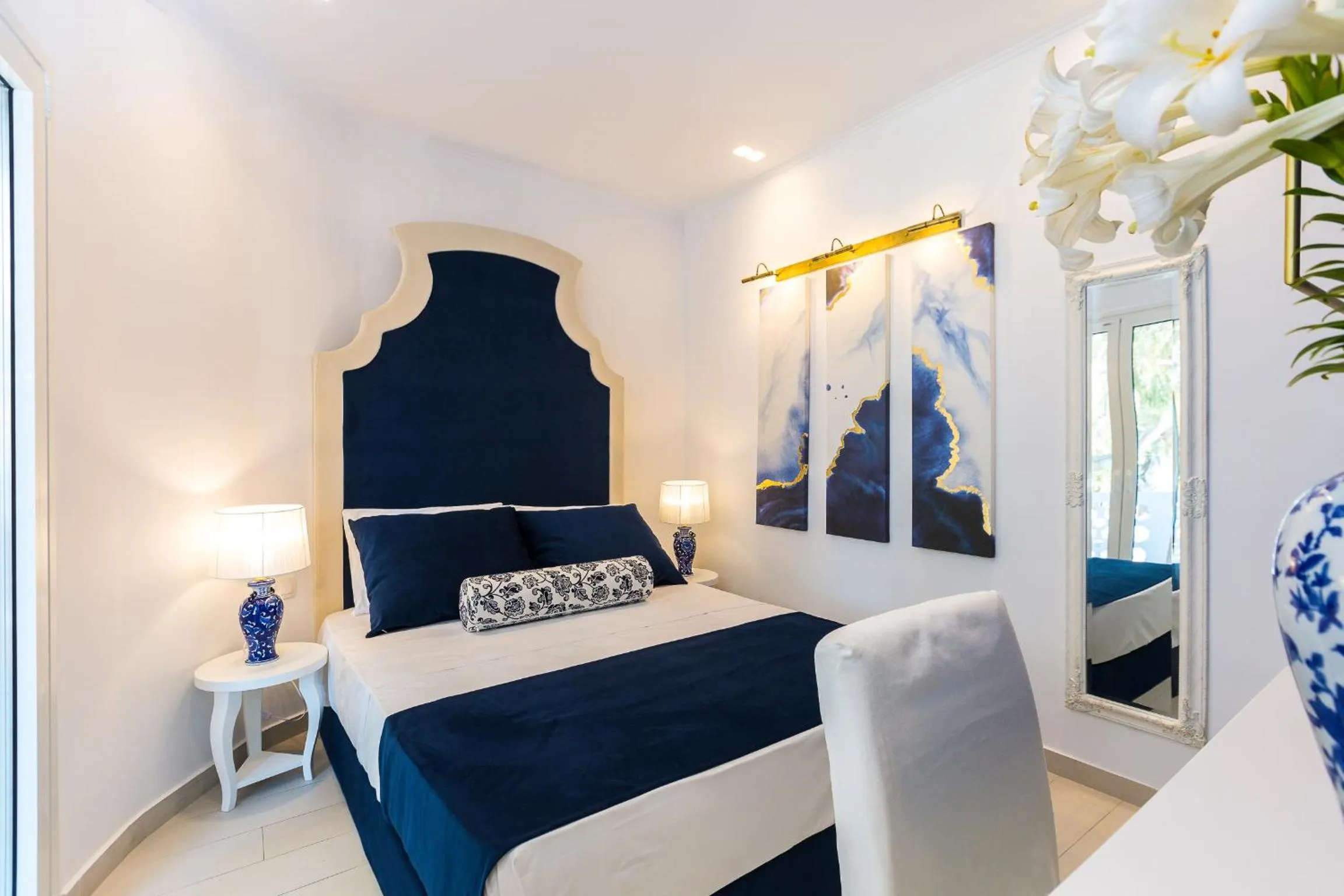 Bedroom, Bed in Georgioupolis Plaza Suites