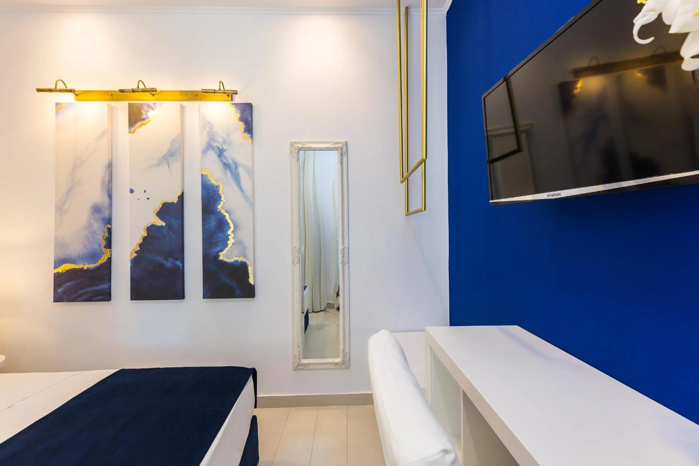 Bedroom, Bed in Georgioupolis Plaza Suites