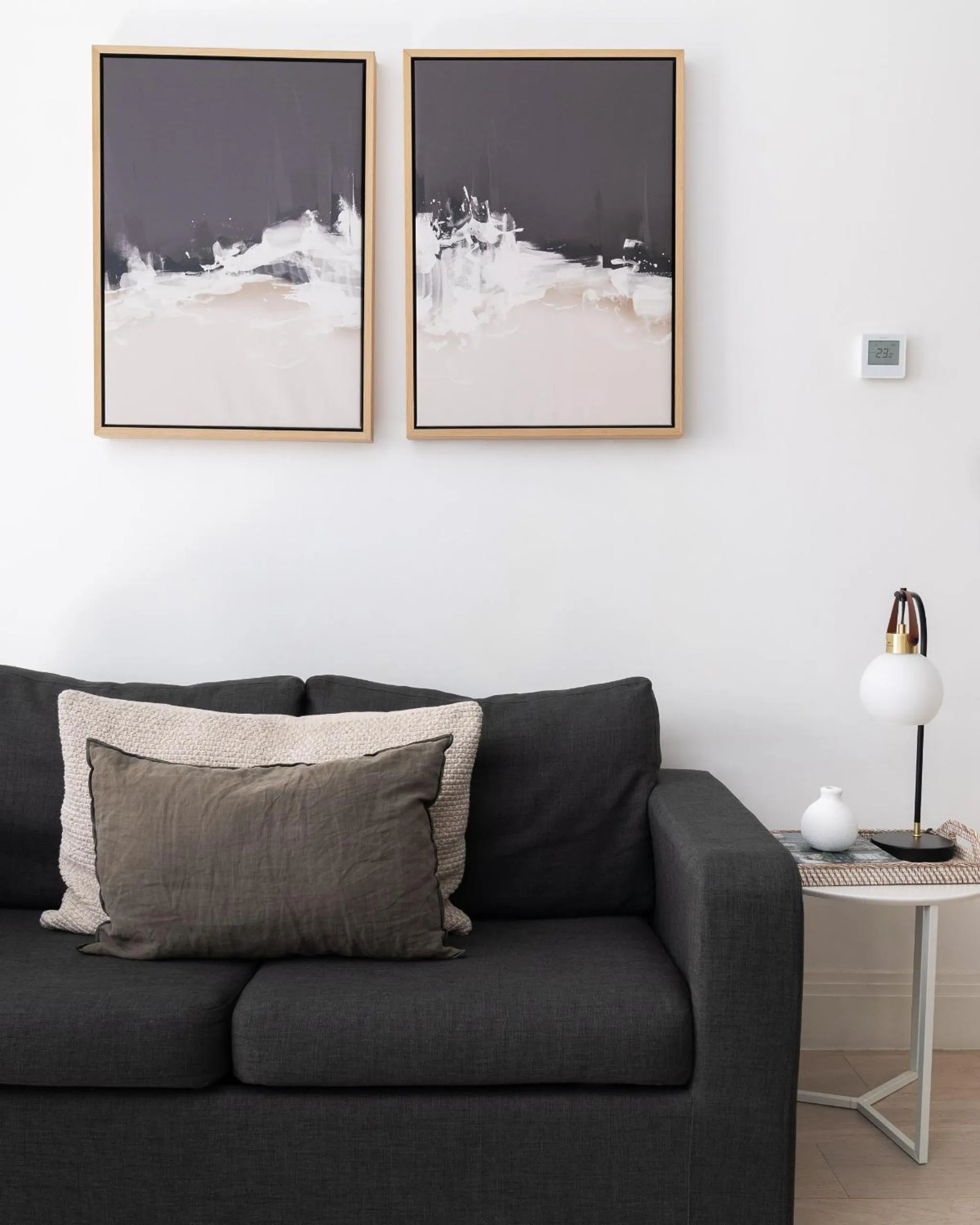 Living room in Oxford Circus Apartments by Calton Living