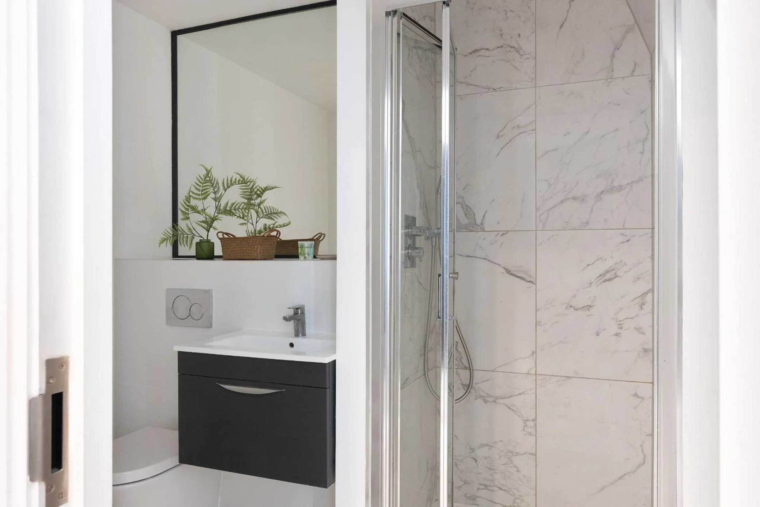 Shower in Oxford Circus Apartments by Calton Living