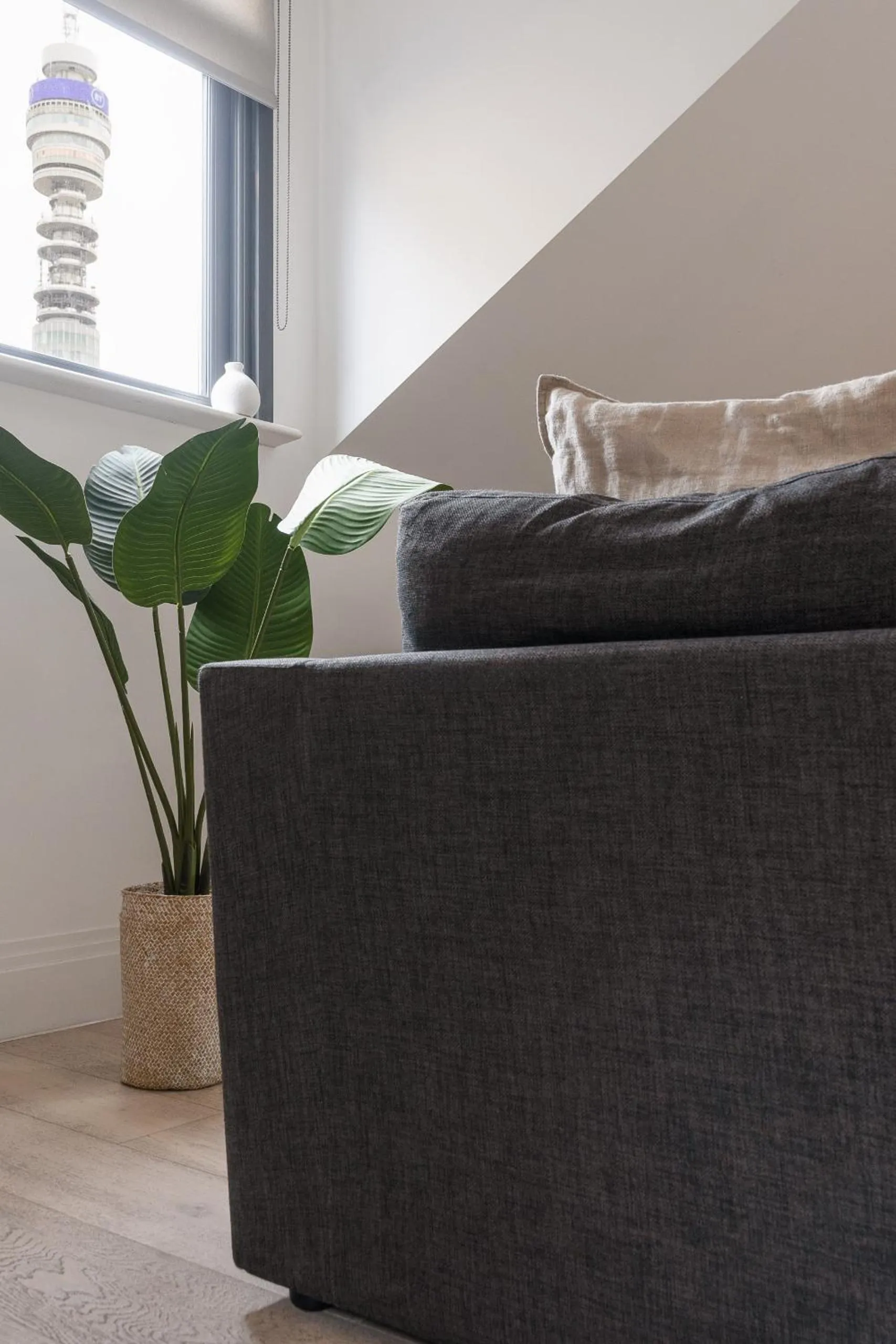 Living room in Oxford Circus Apartments by Calton Living