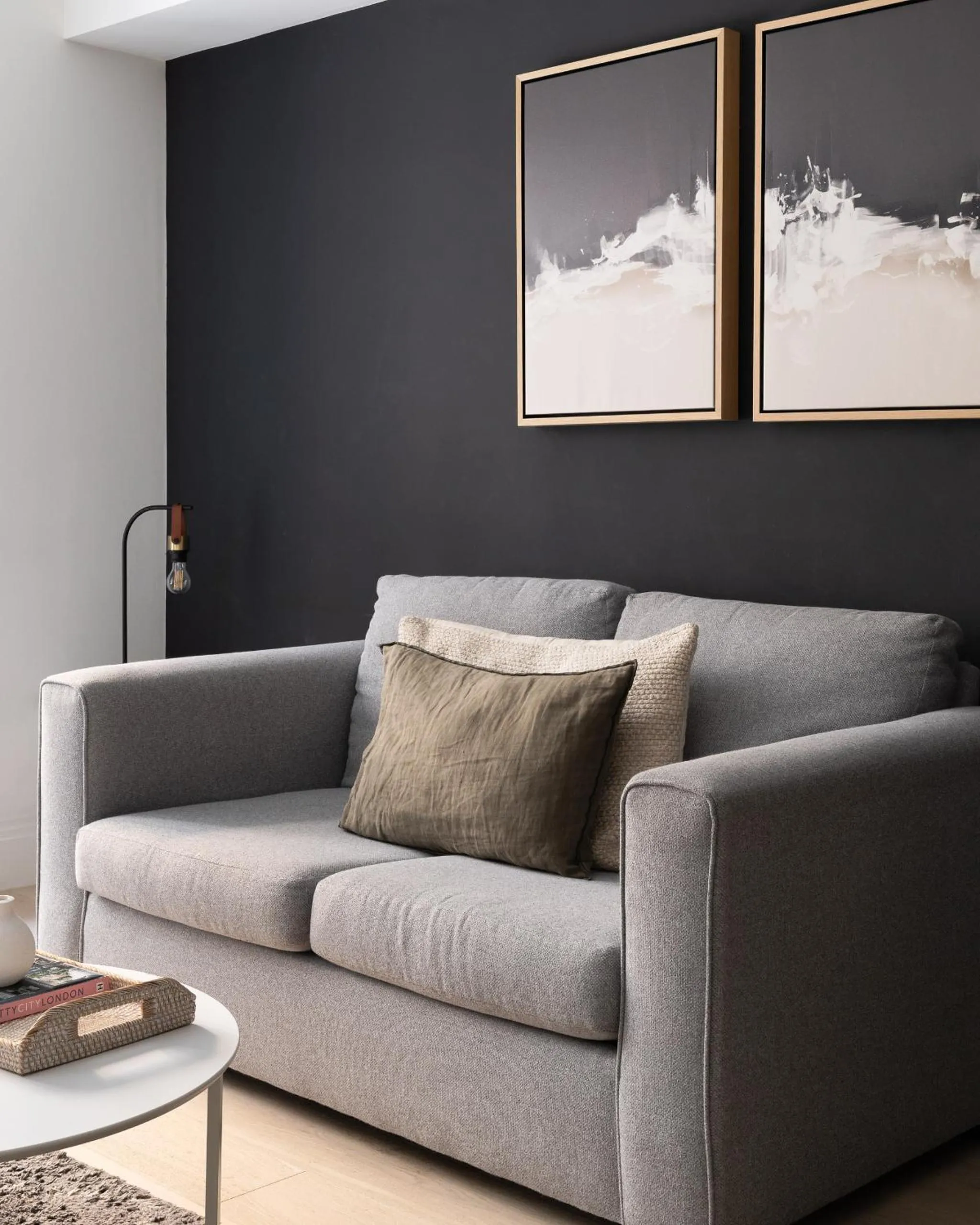 Living room in Oxford Circus Apartments by Calton Living