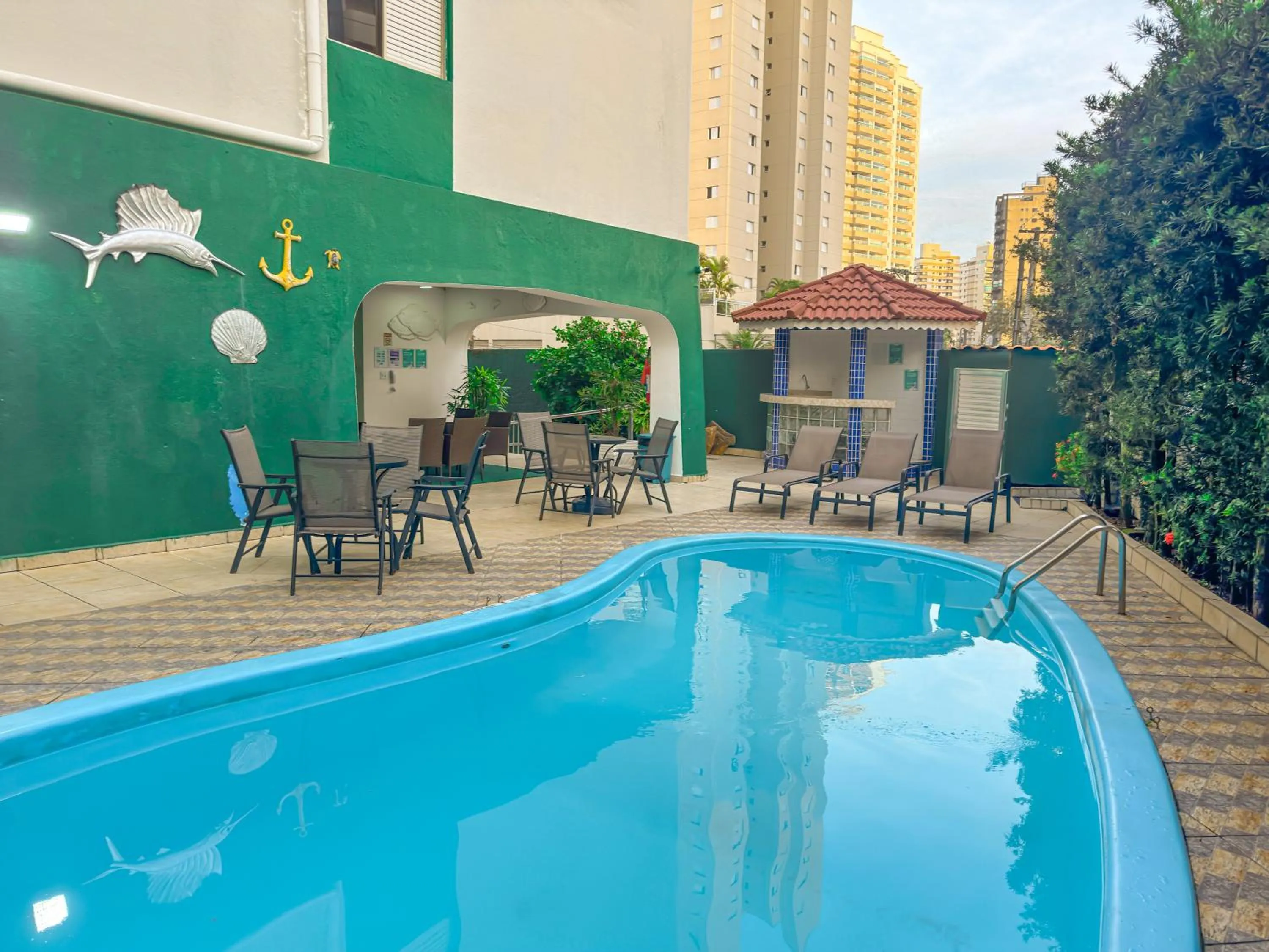 Swimming pool in Hotel Nacional Inn Guarujá