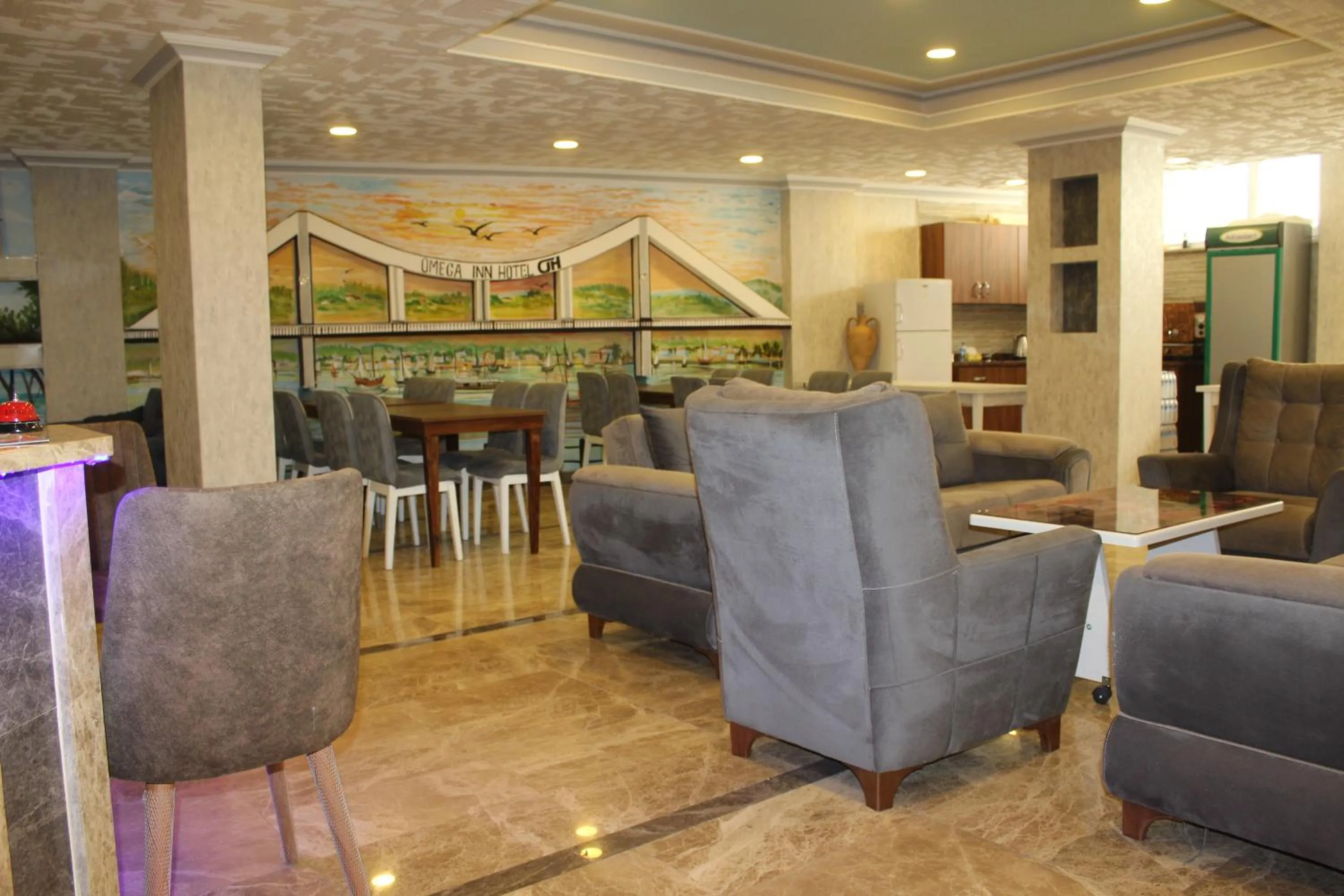 Lobby or reception in Omega Inn