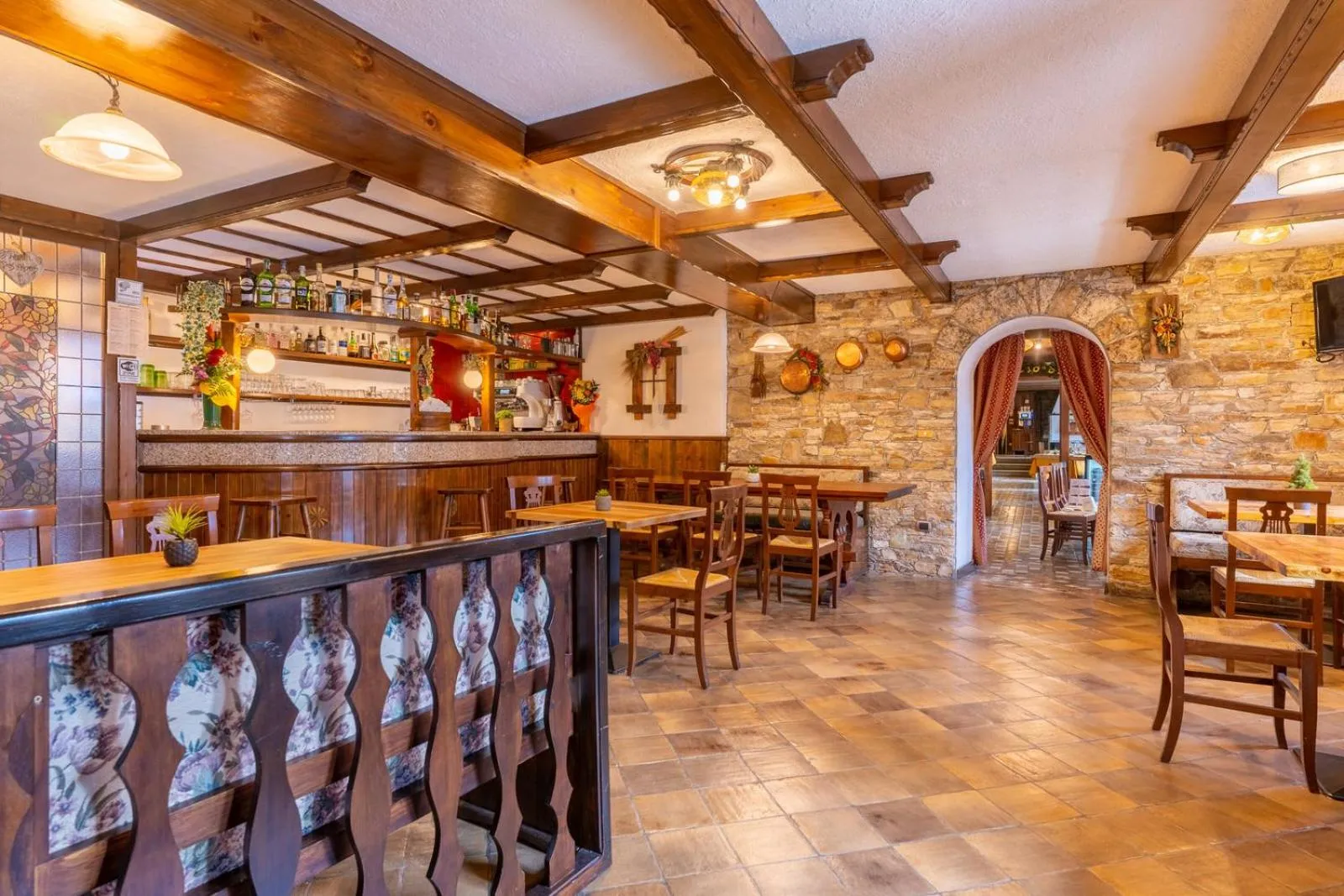 Lounge or bar in Hotel Des Alpes