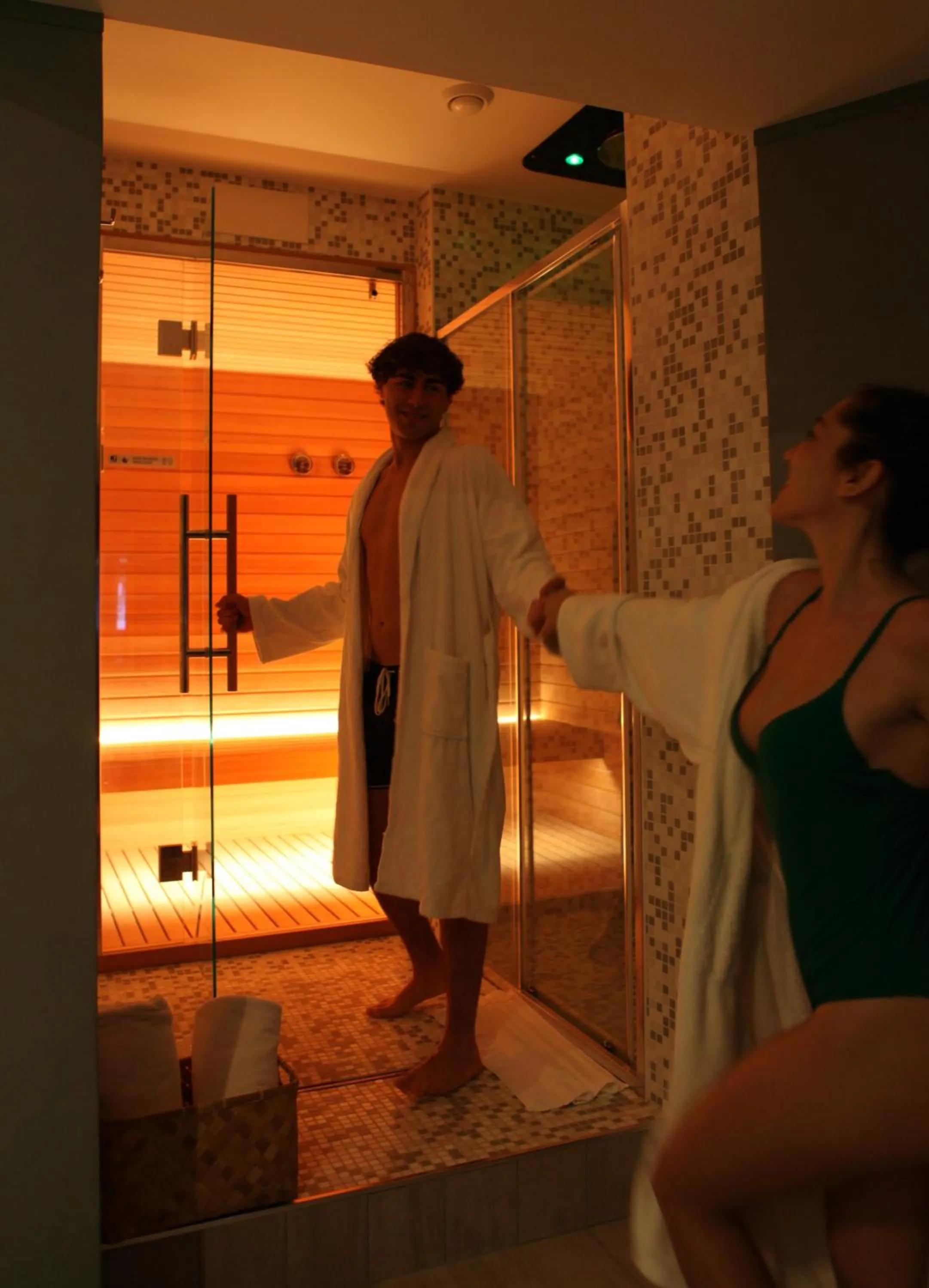 Sauna in The Hive Hotel