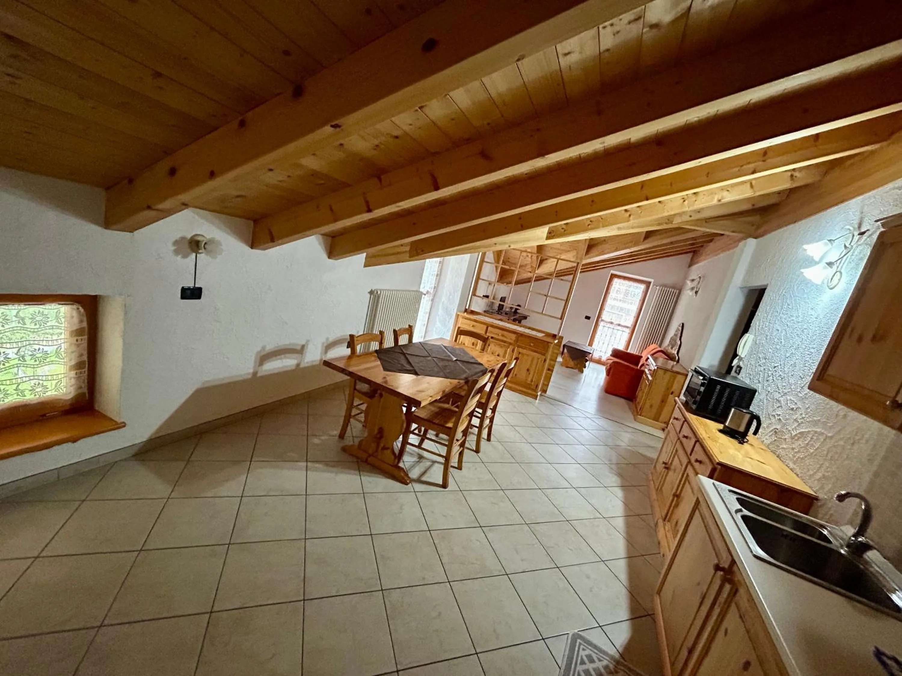 Kitchen or kitchenette in Residence Al Pescatore