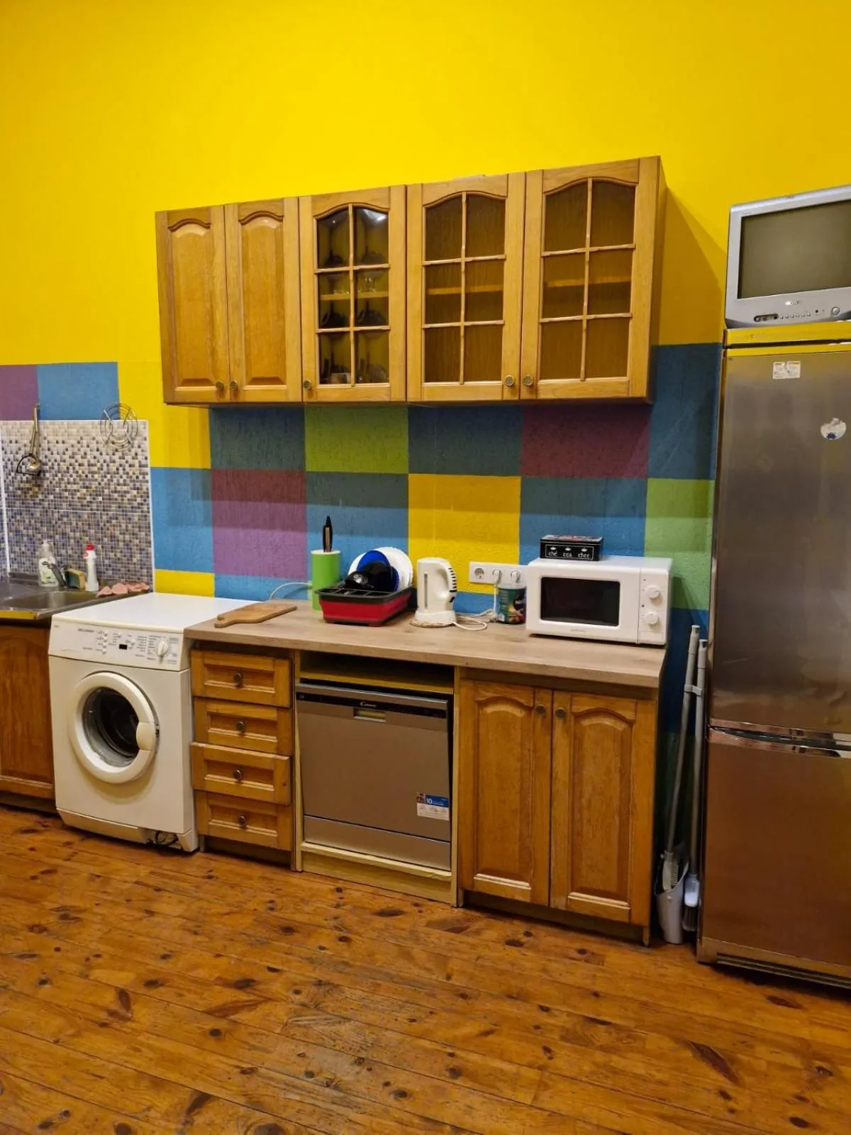 Kitchen or kitchenette in Hotel Erfolg