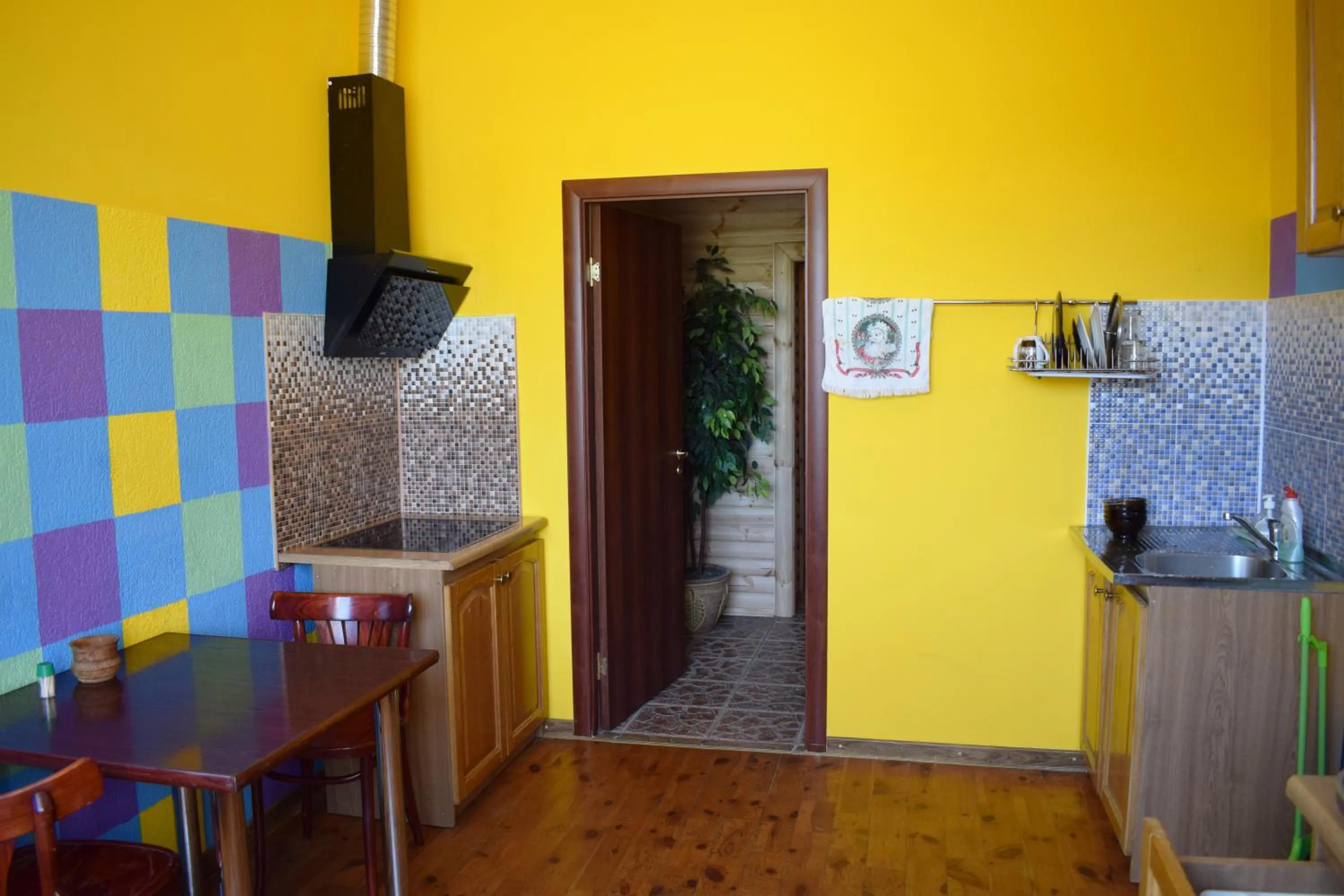 Kitchen or kitchenette in Hotel Erfolg