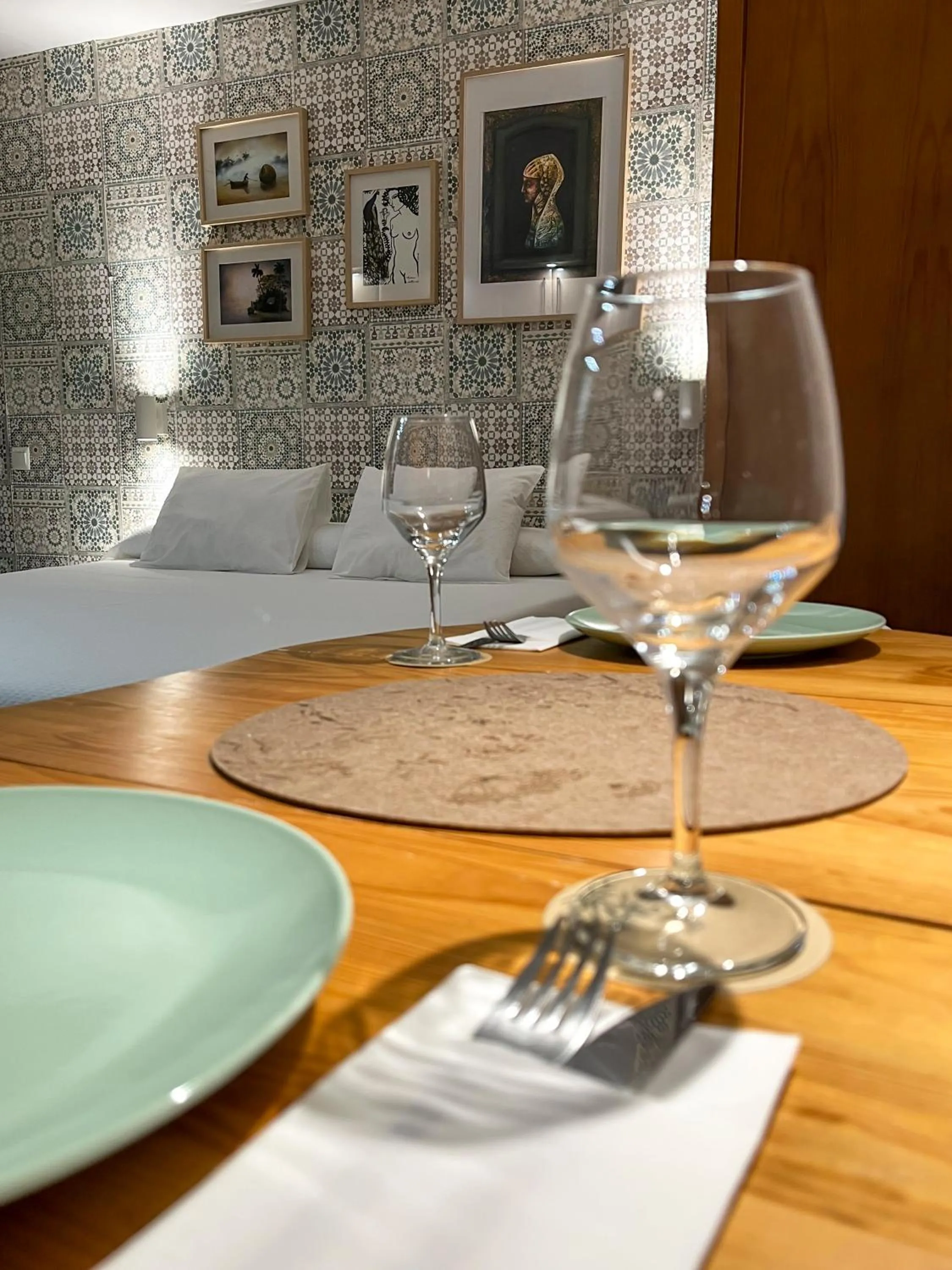 Inner courtyard view in Beatriz Charming Hostal