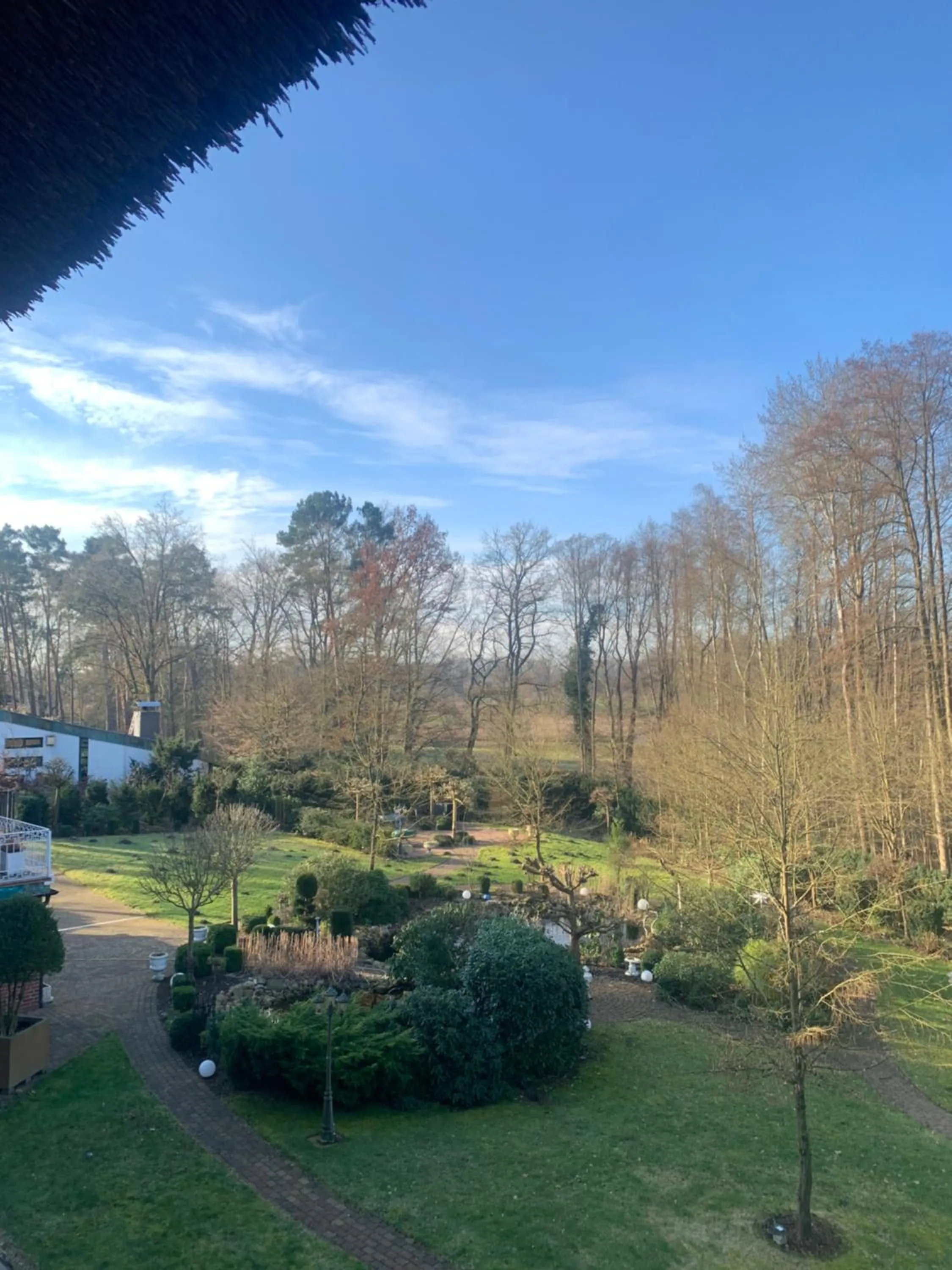 Property building in Amethyst Hotel Garni Lüneburg Inklusive Parkplatz