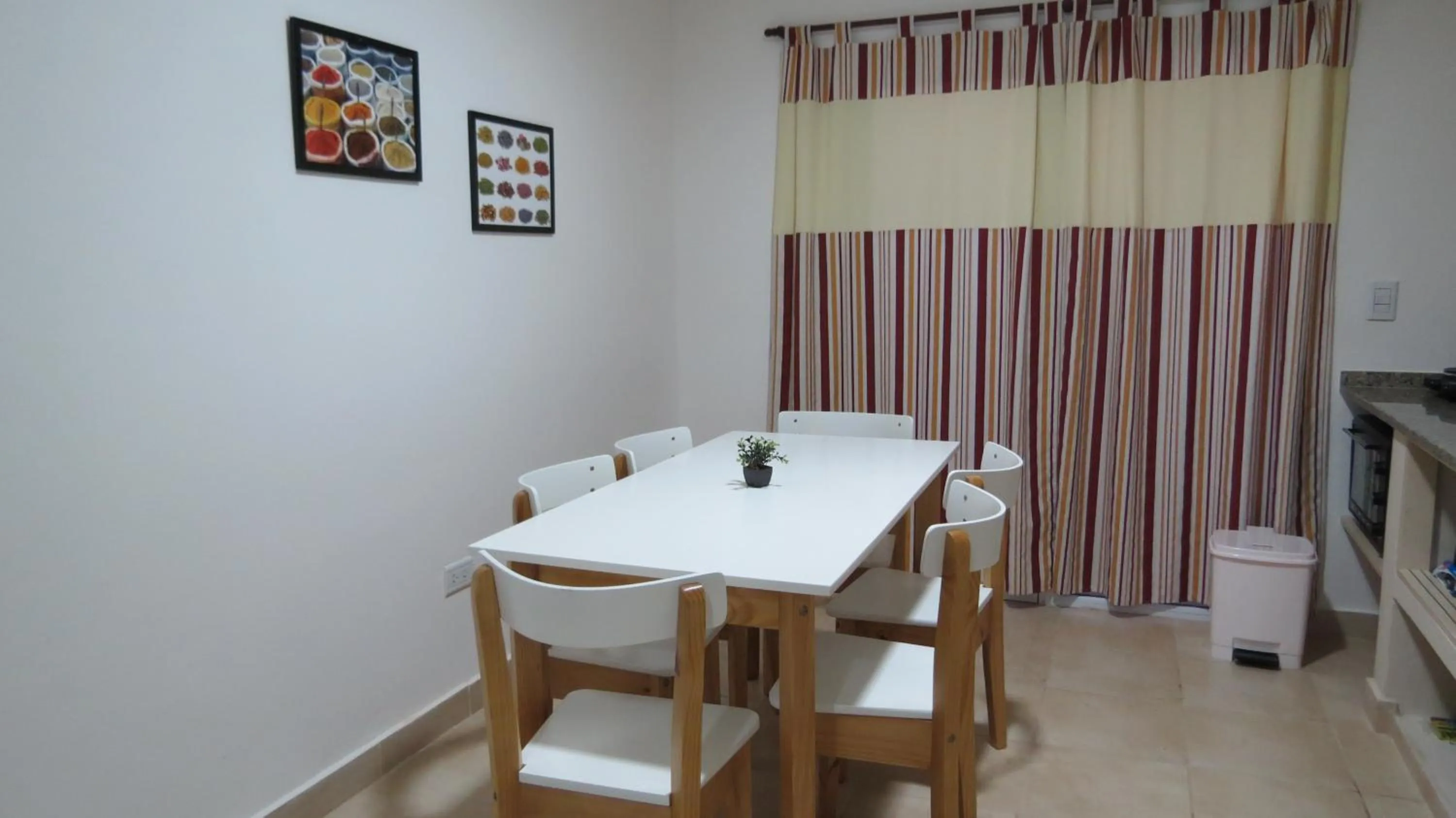 Dining area in Bungalows Mexico