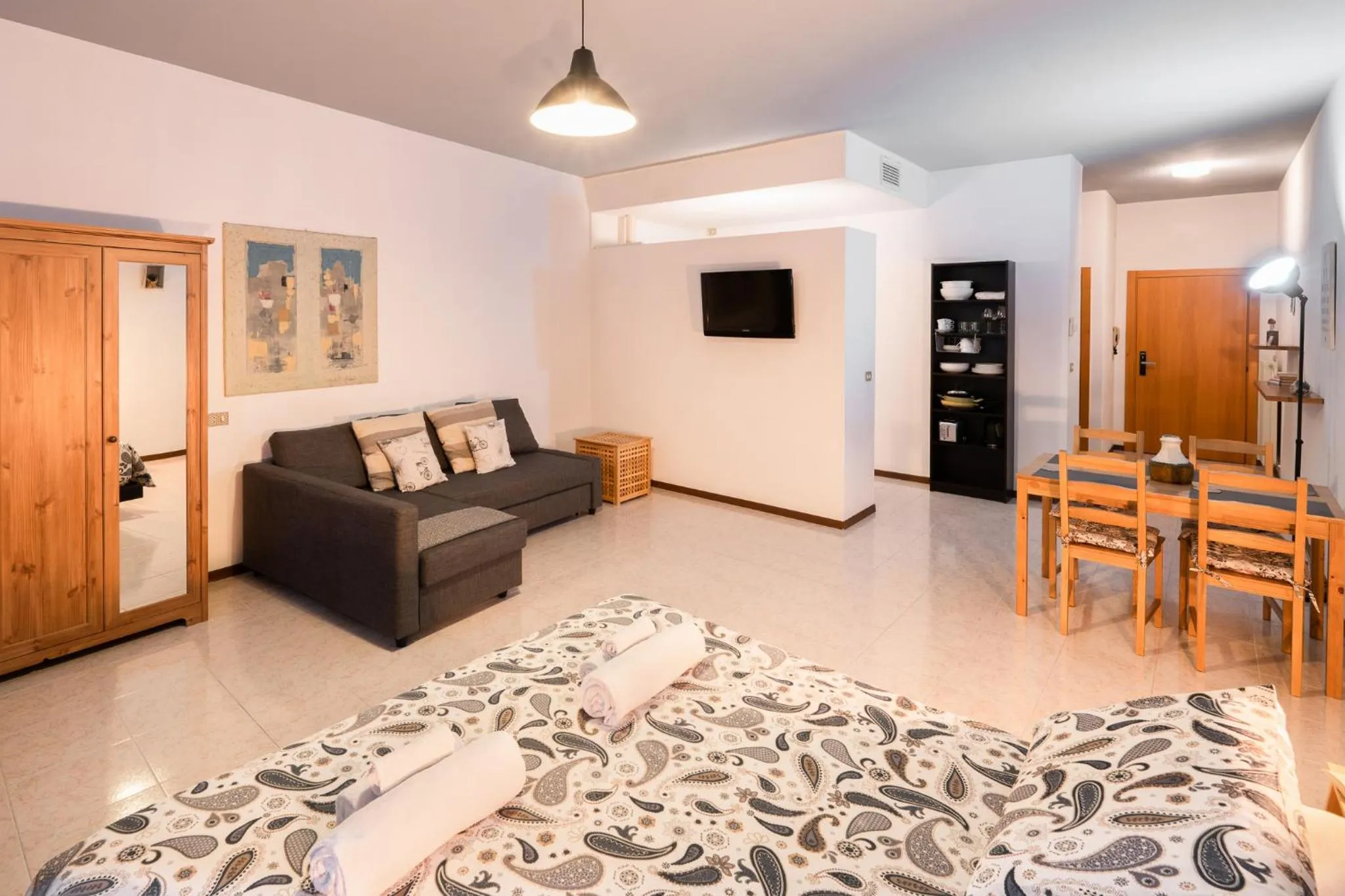 Bed in MAMA Apartments