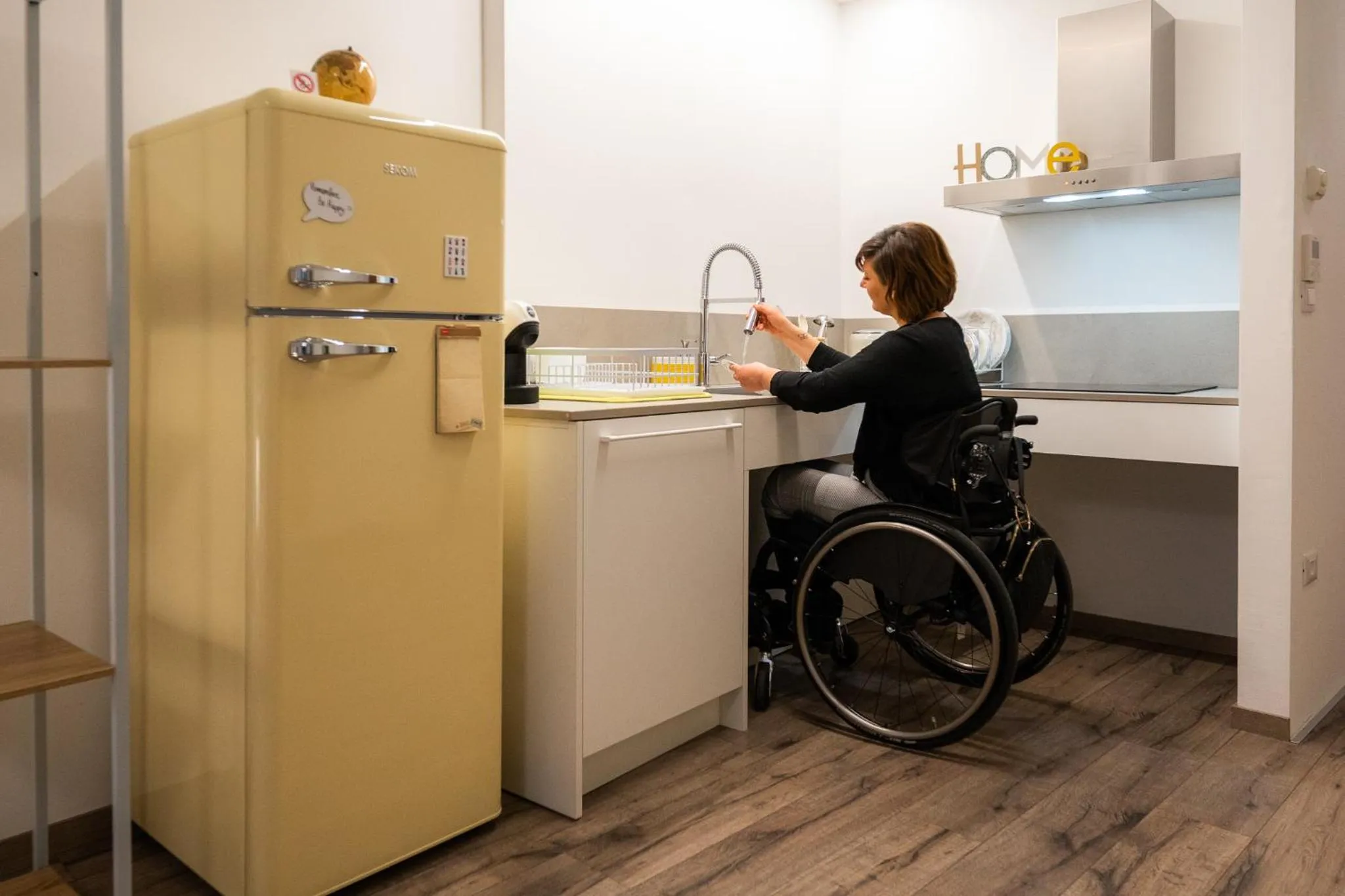 Facility for disabled guests in MAMA Apartments