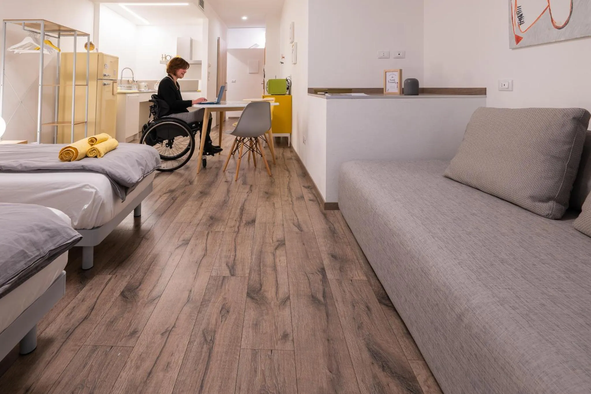 Photo of the whole room, Bed in MAMA Apartments