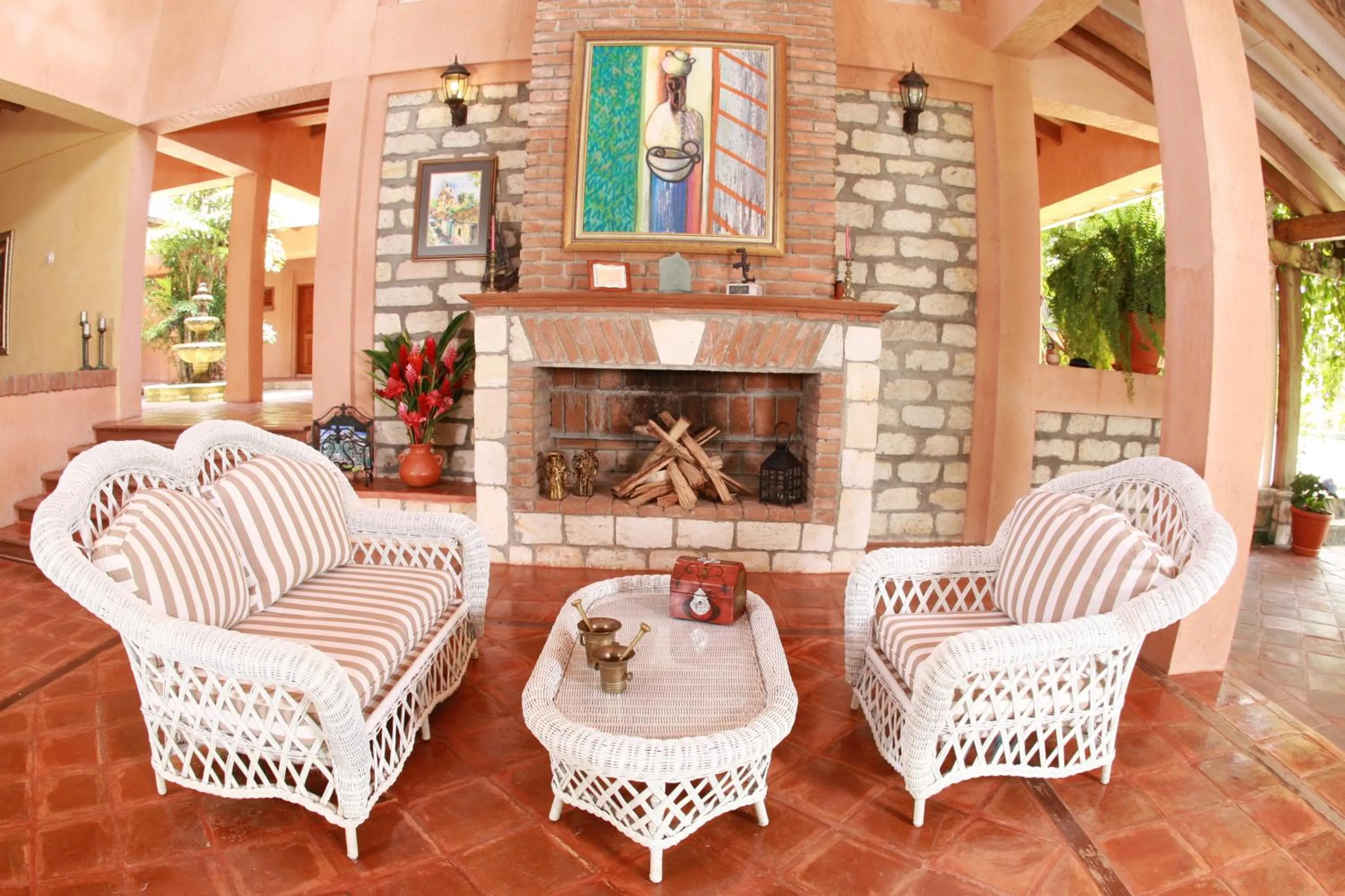 Living room in La Villa de Soledad