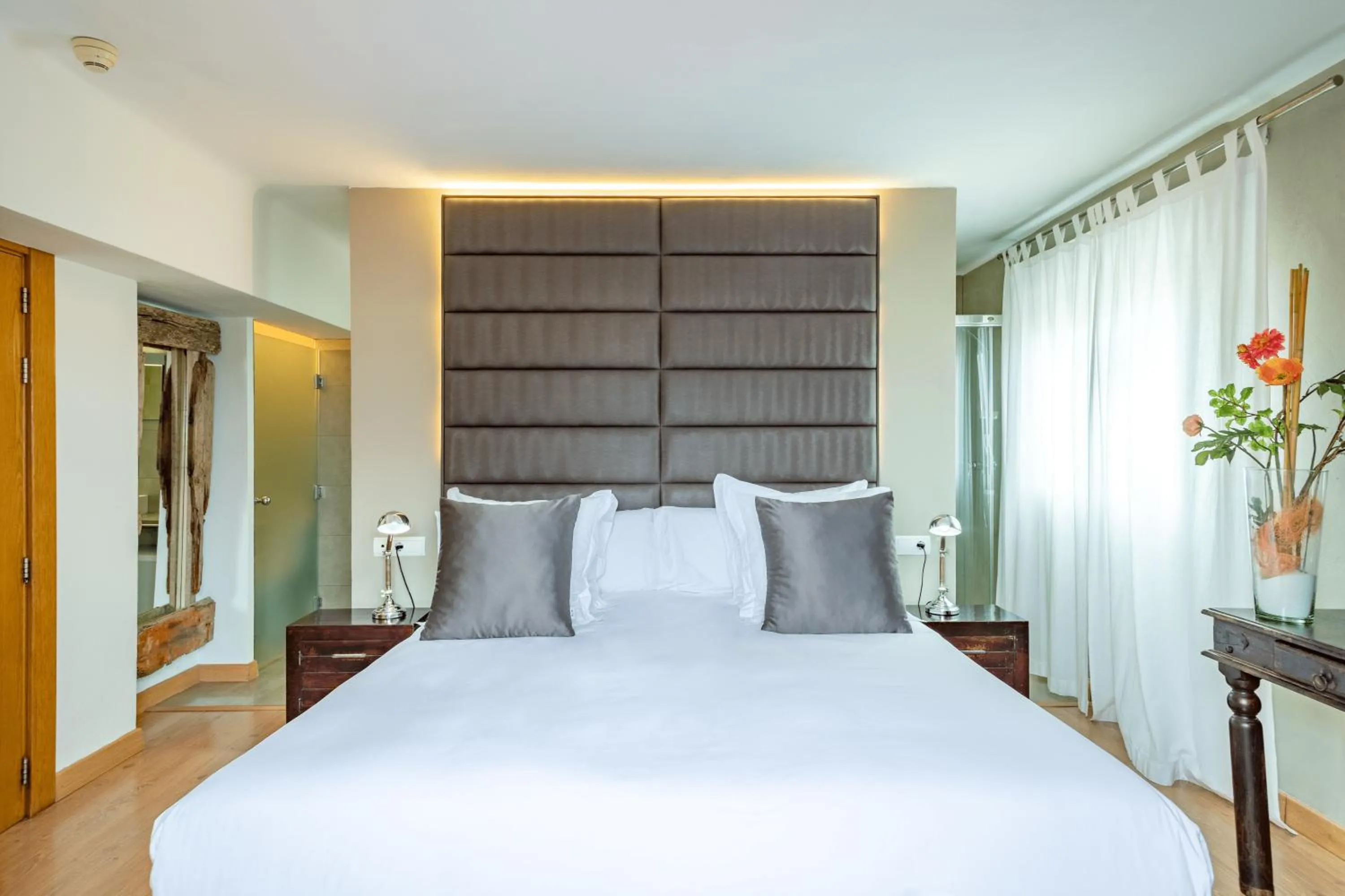 Bed in Hostal Parque Ibiza