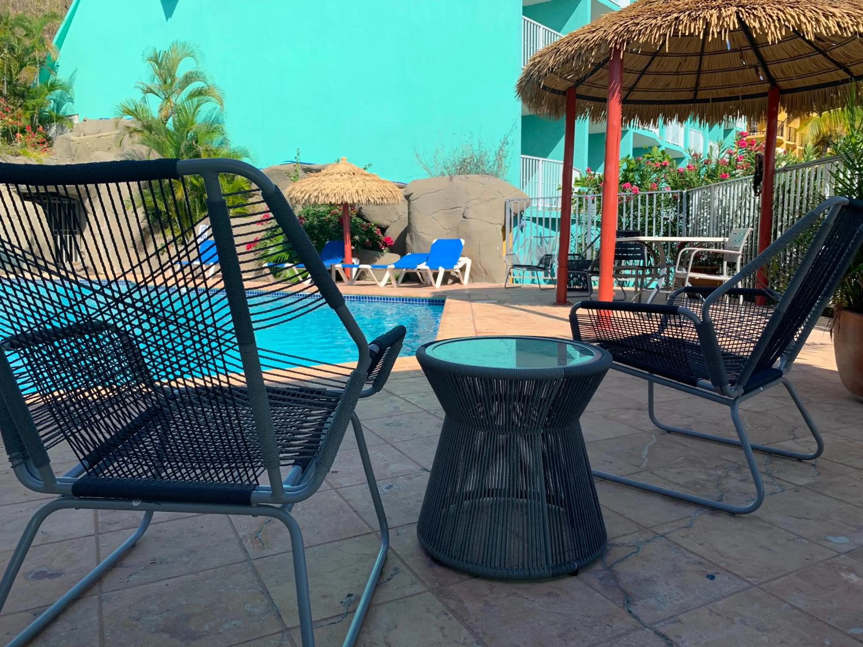 Patio in Emerald Beach Resort