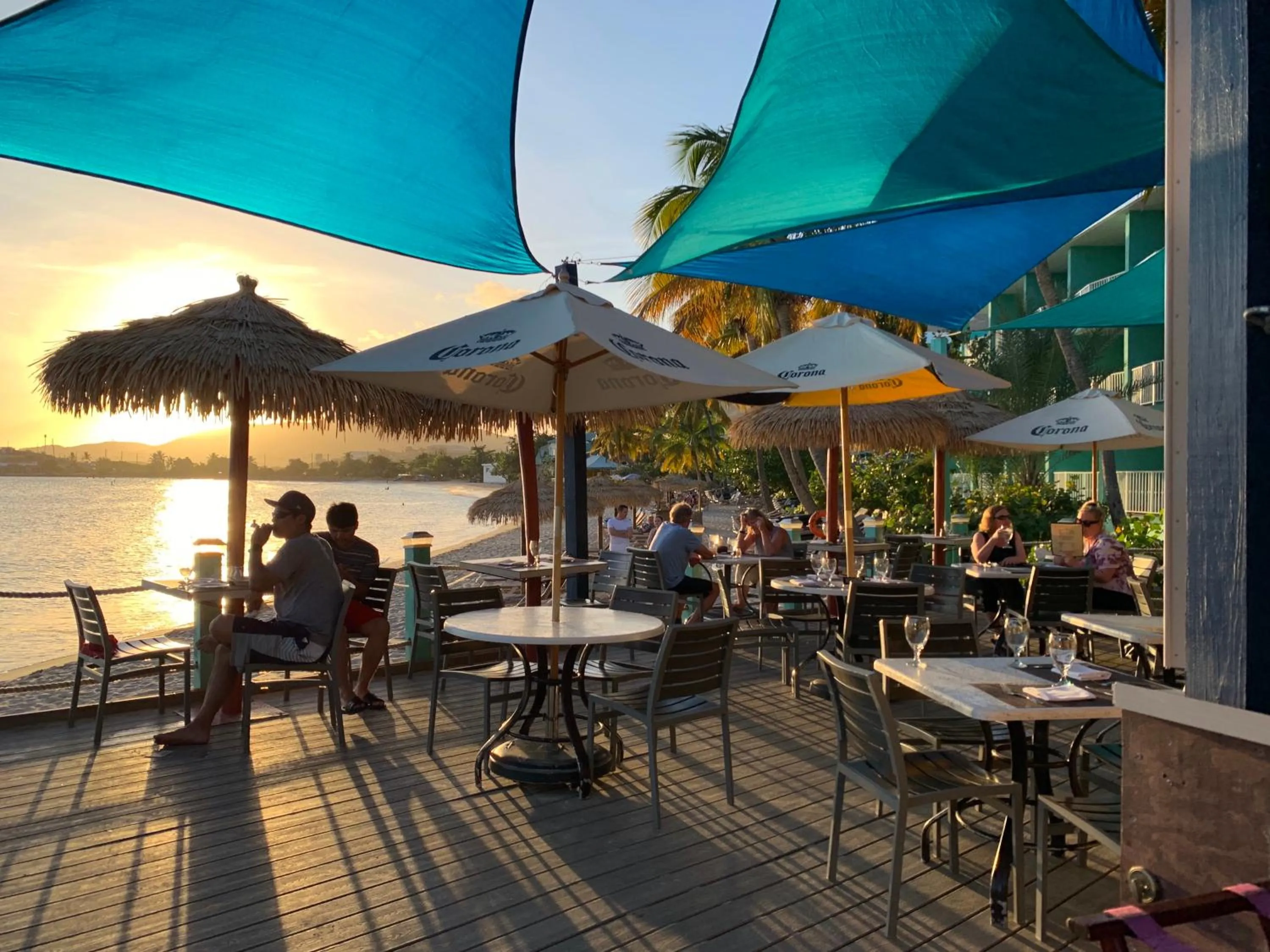 Patio in Emerald Beach Resort