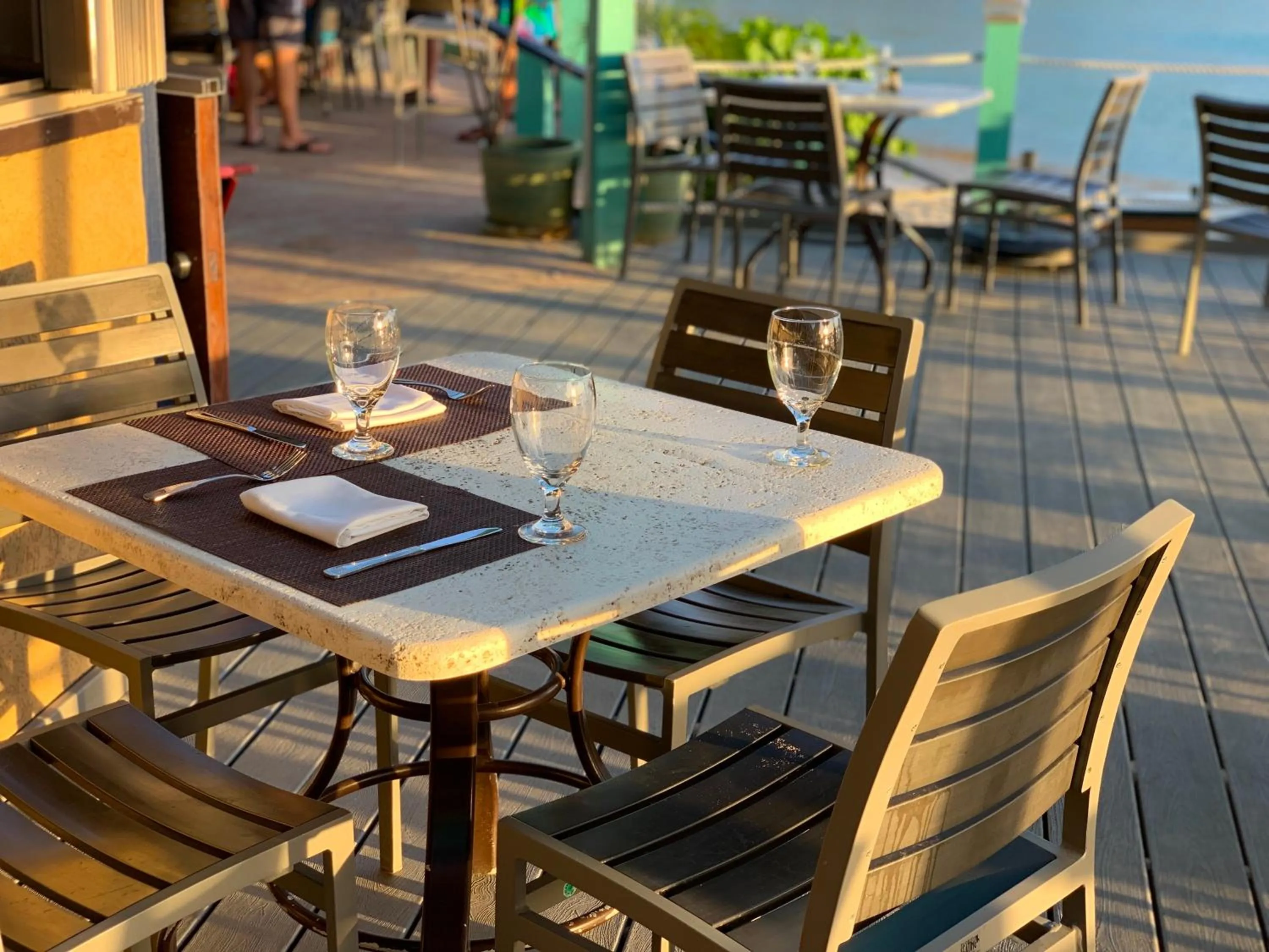 Patio in Emerald Beach Resort