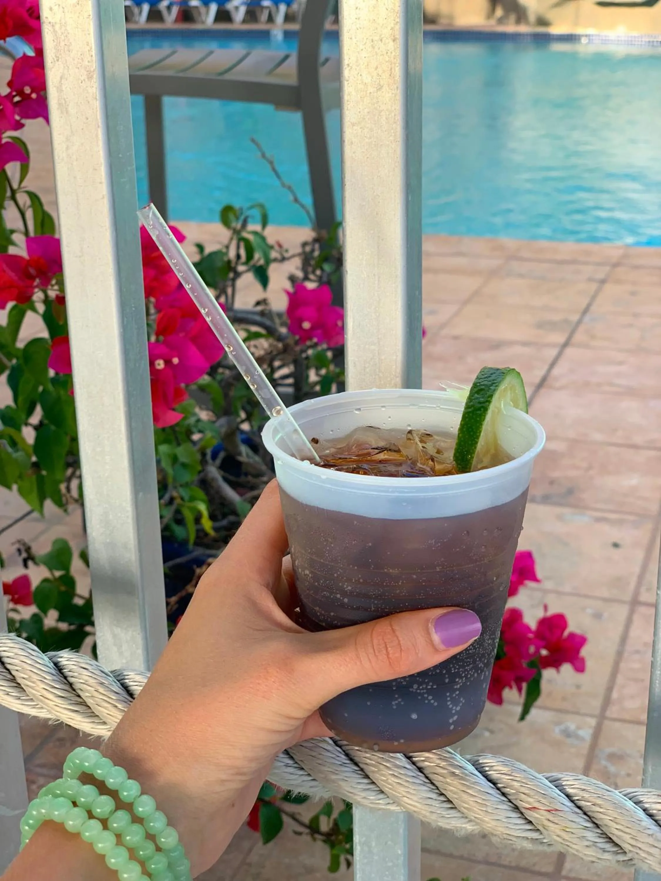 Pool view in Emerald Beach Resort