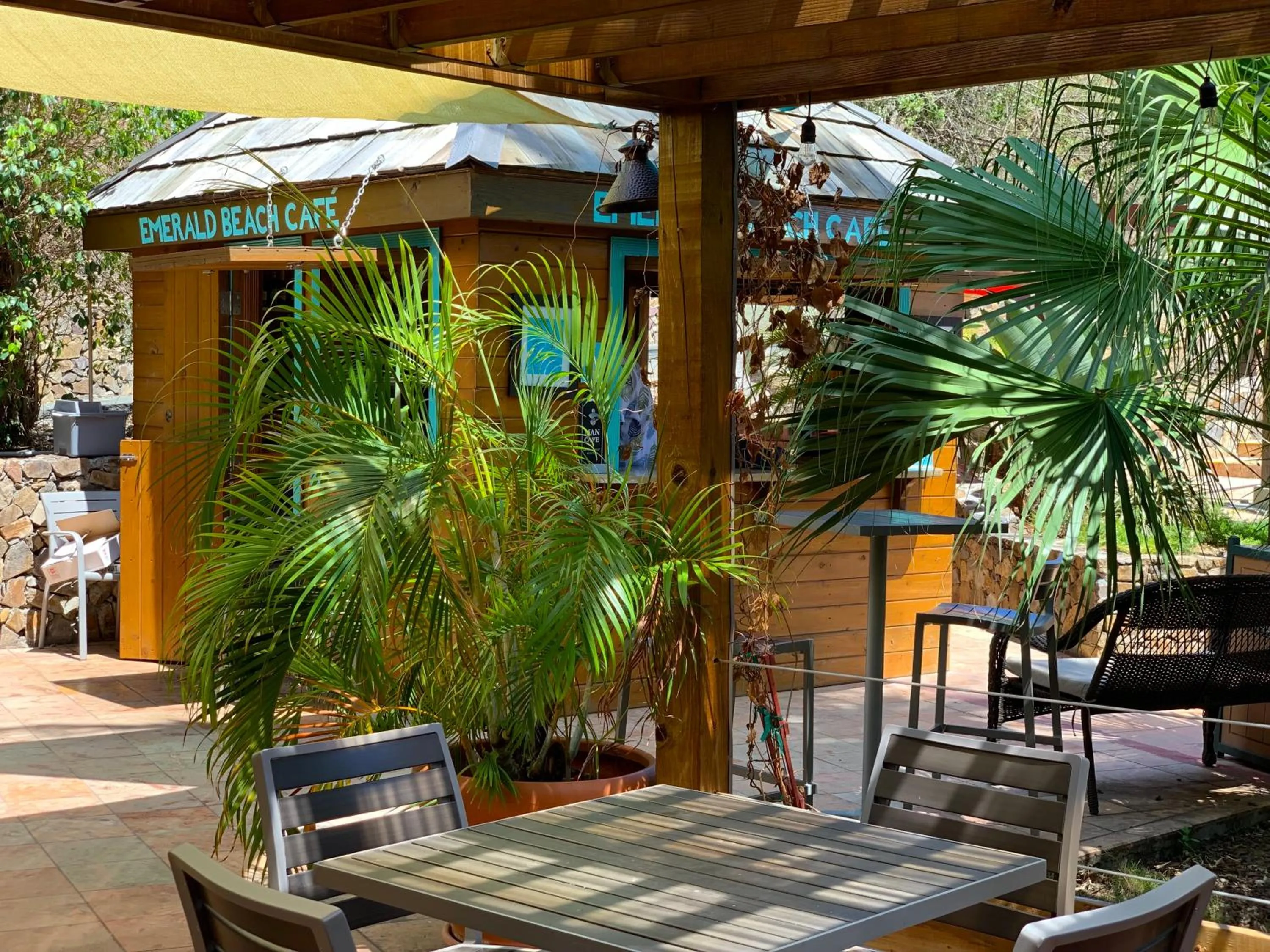 Patio in Emerald Beach Resort