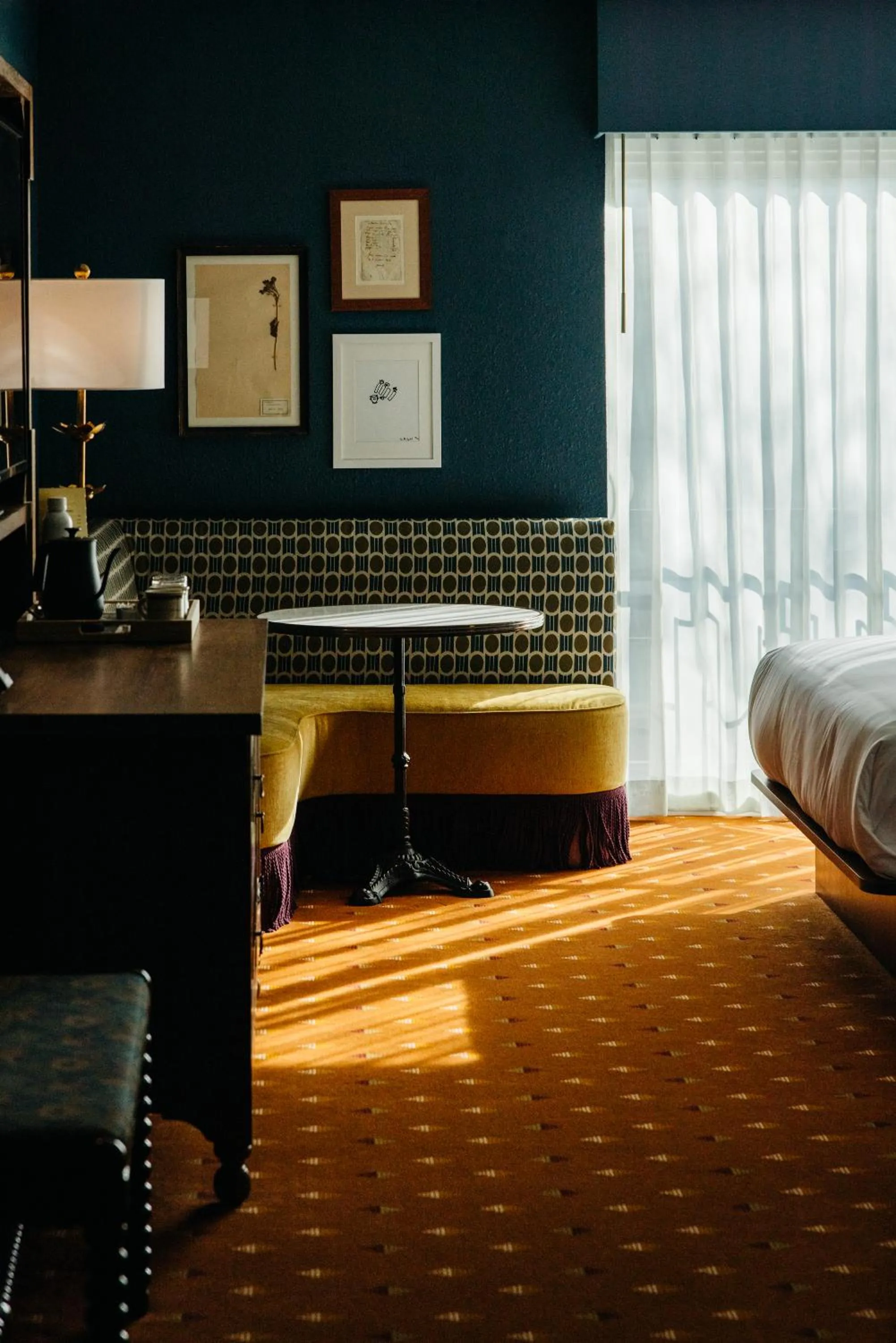 Bed in The Hotel Chalet at The Choo Choo