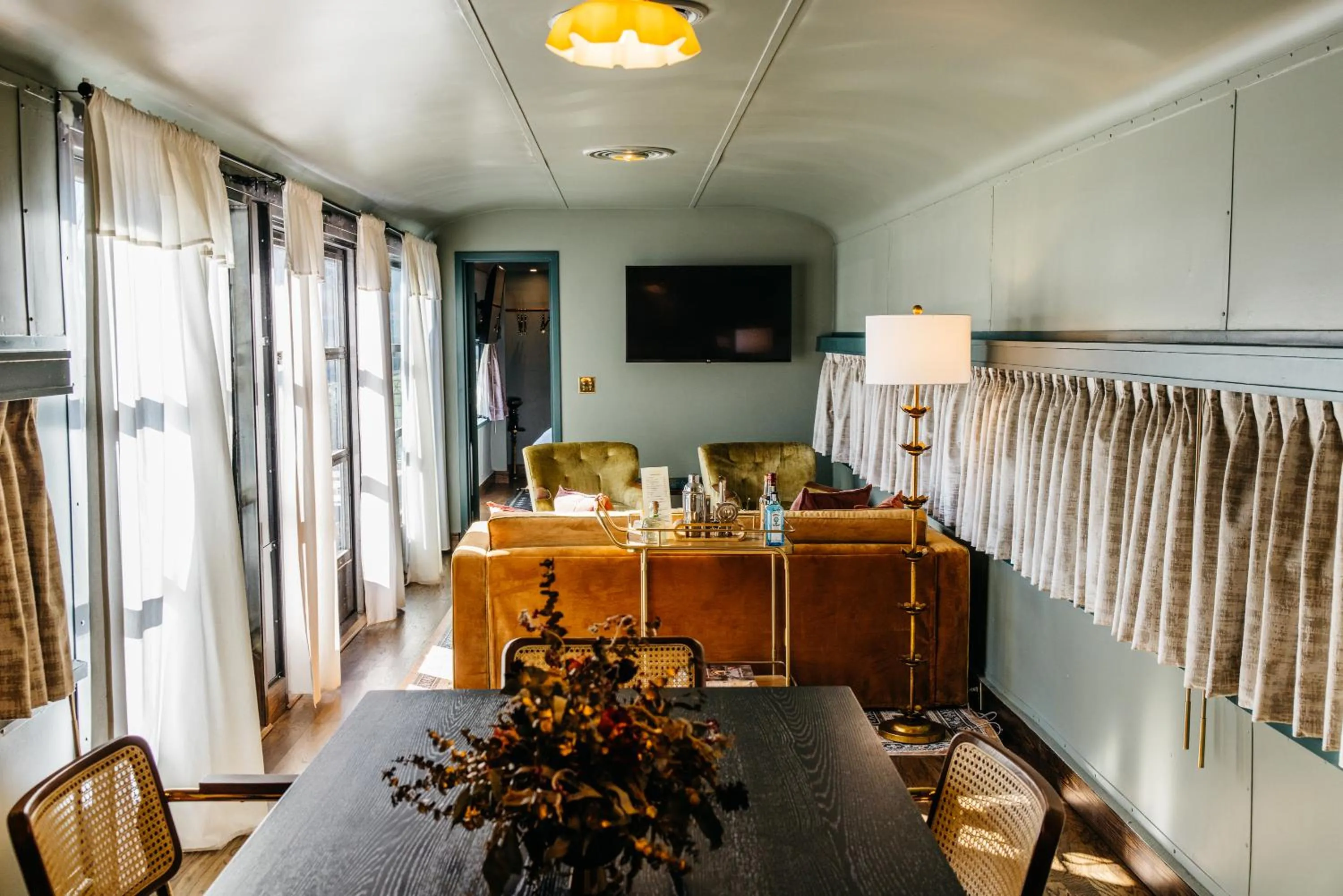 TV and multimedia in The Hotel Chalet at The Choo Choo