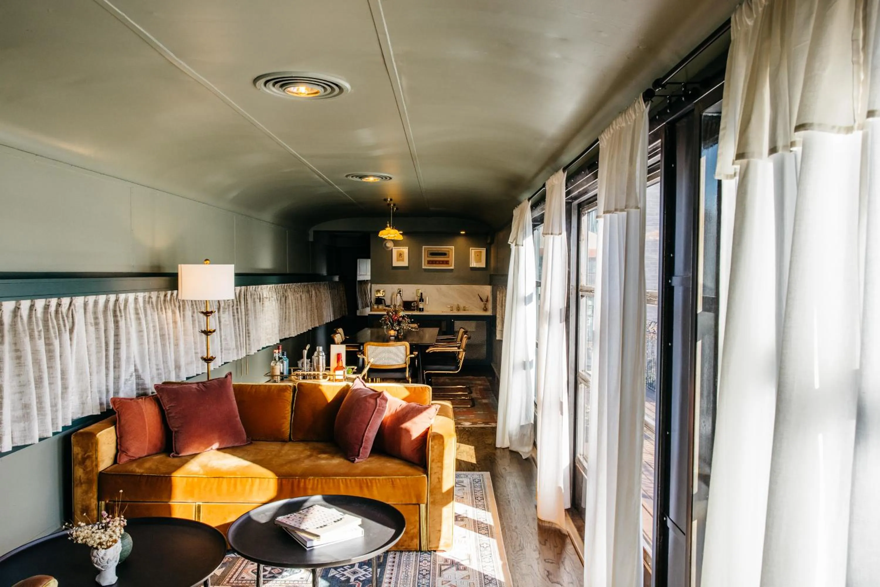 Living room in The Hotel Chalet at The Choo Choo