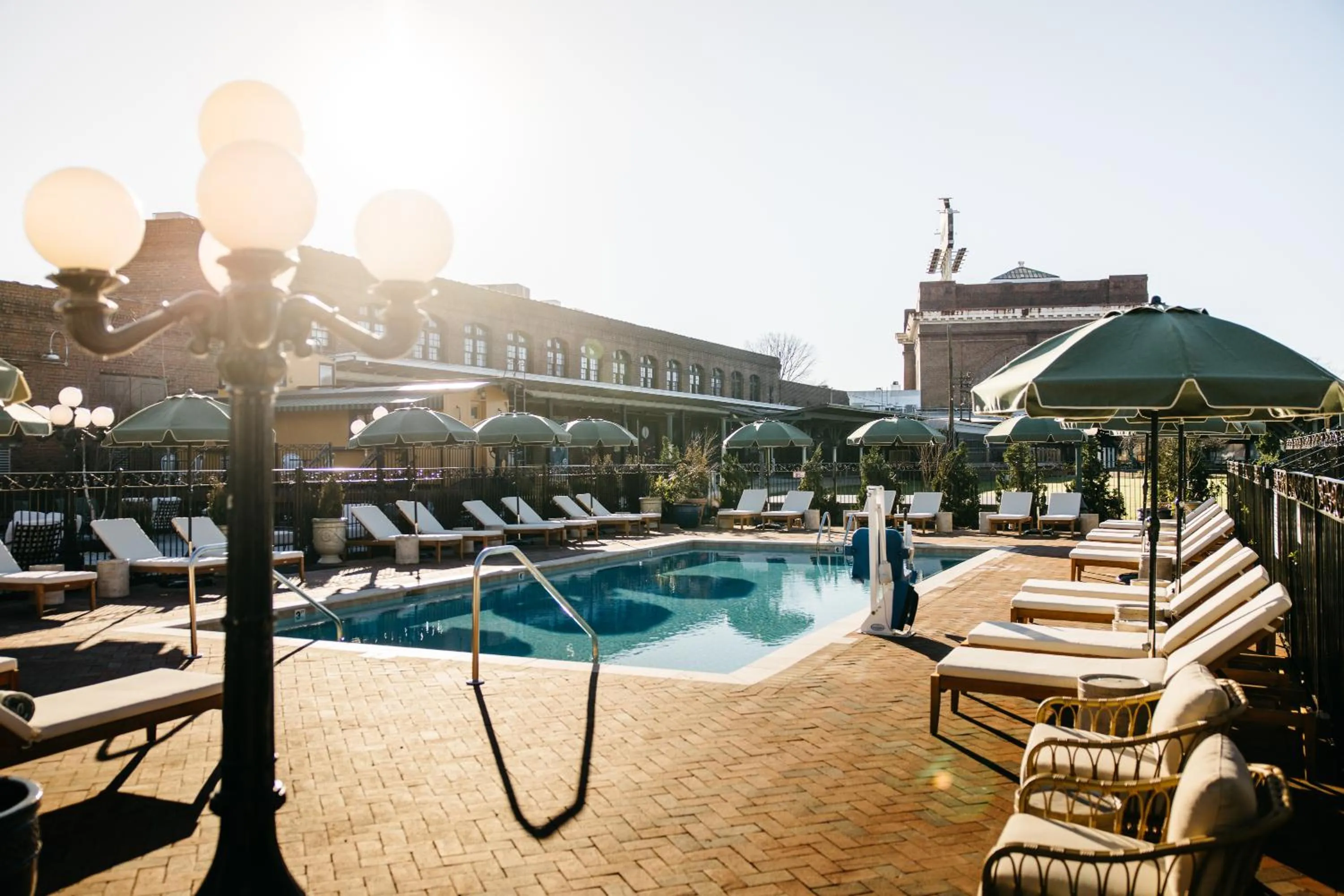 Swimming pool in The Hotel Chalet at The Choo Choo