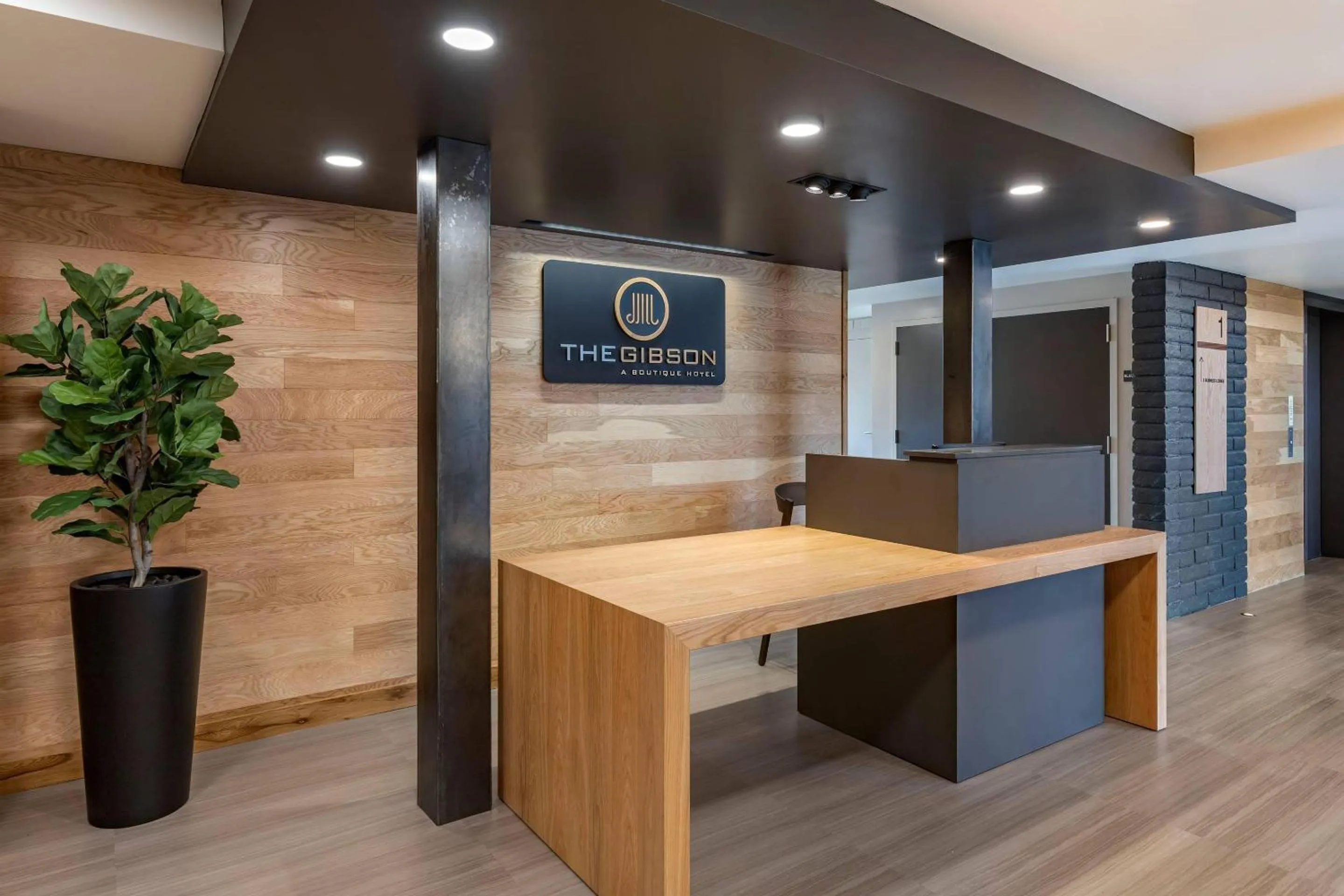Lobby or reception in The Gibson Hotel Great Falls, an Ascend Collection Hotel