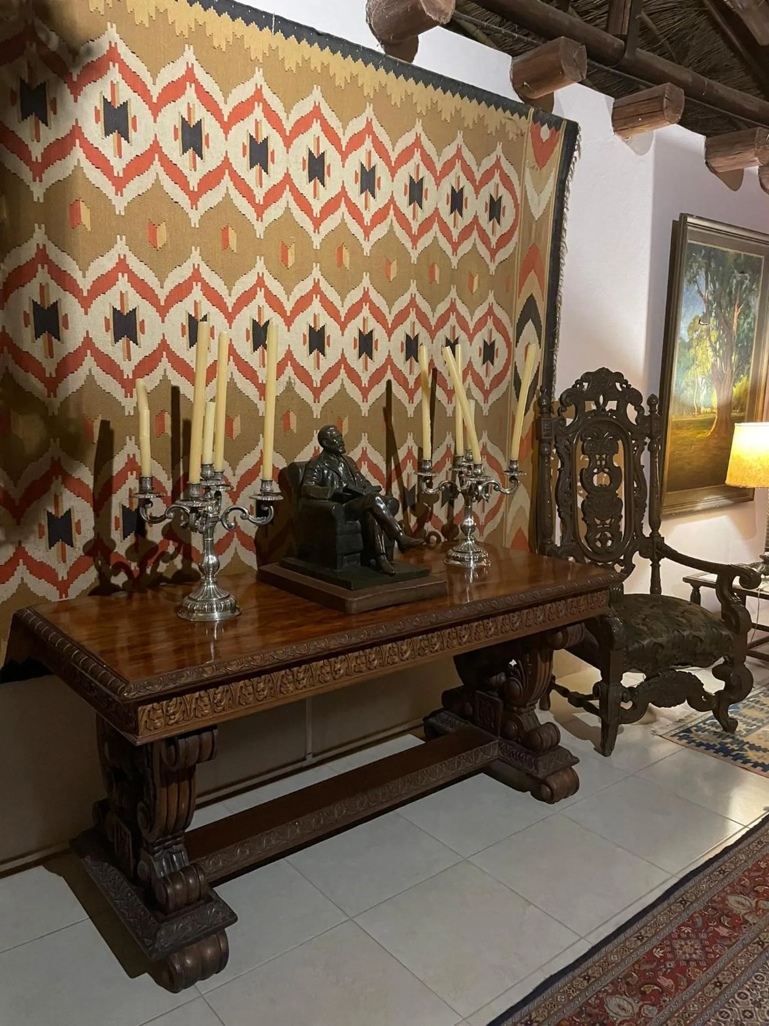 Decorative detail in Hotel La Castellana