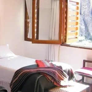 Bed in Hotel Iruya