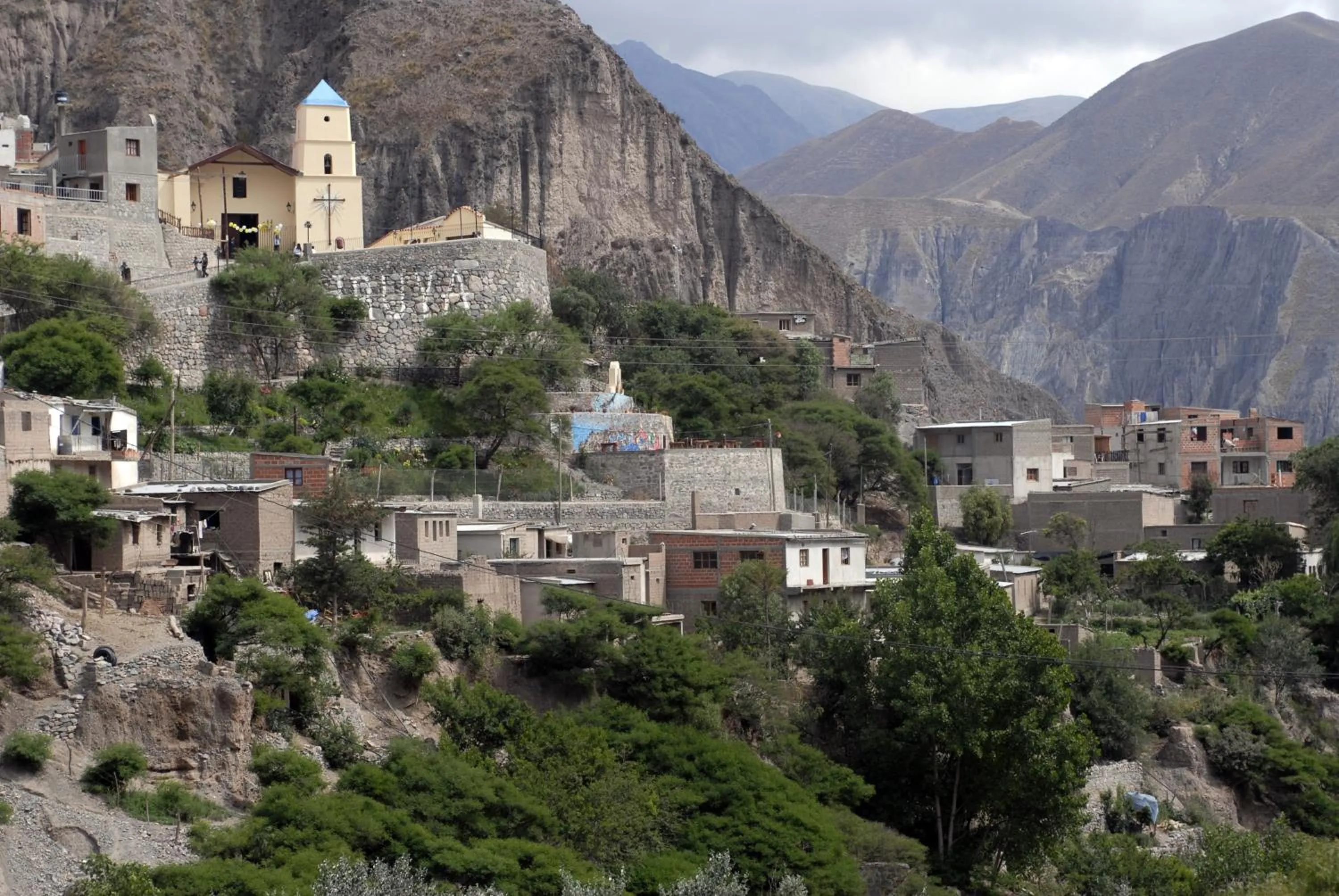 Natural landscape in Hotel Iruya