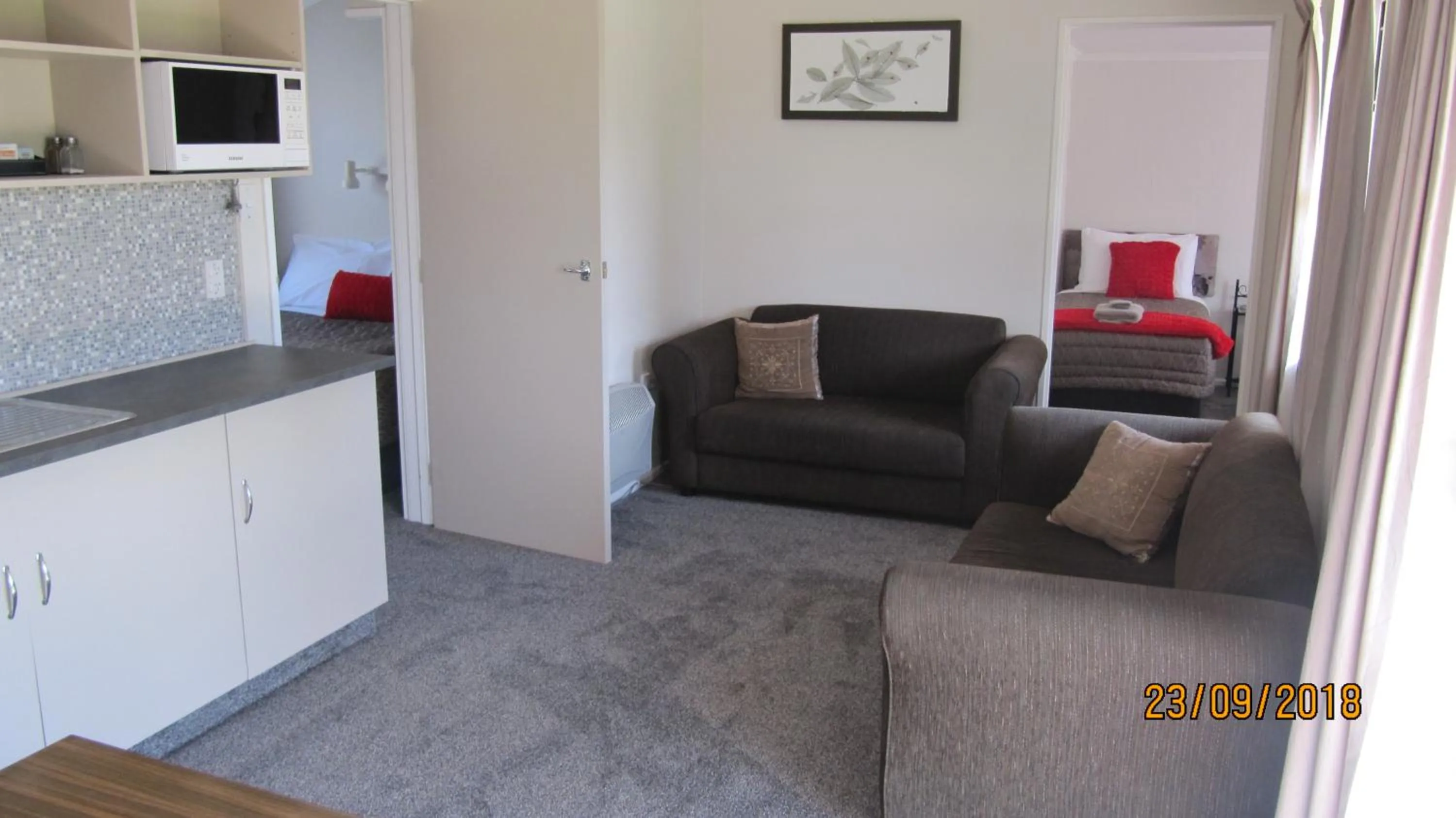 Living room in Ahuriri Motels